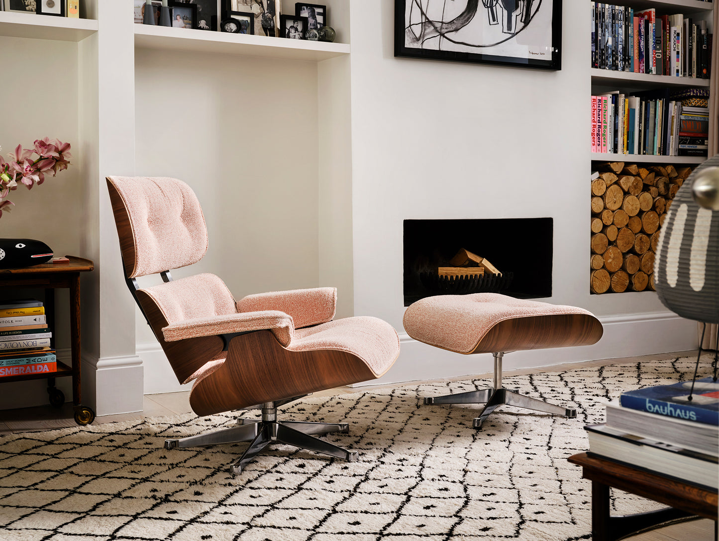 Eames Lounge Chair - Nubia Fabric by Vitra