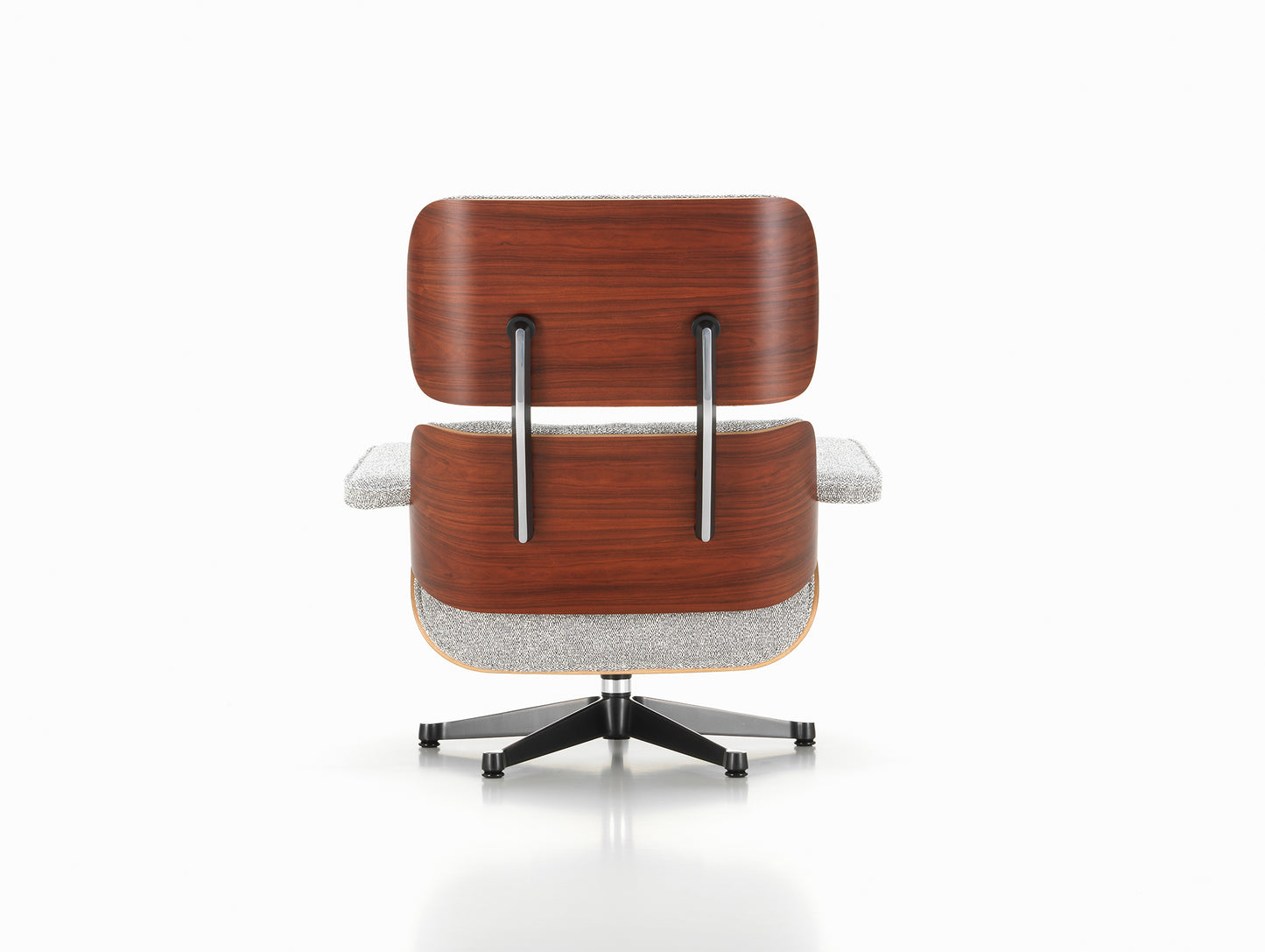 Eames Lounge Chair - Nubia Fabric by Vitra - Santos Palisander / Salt'n Pepper 10 Nubia