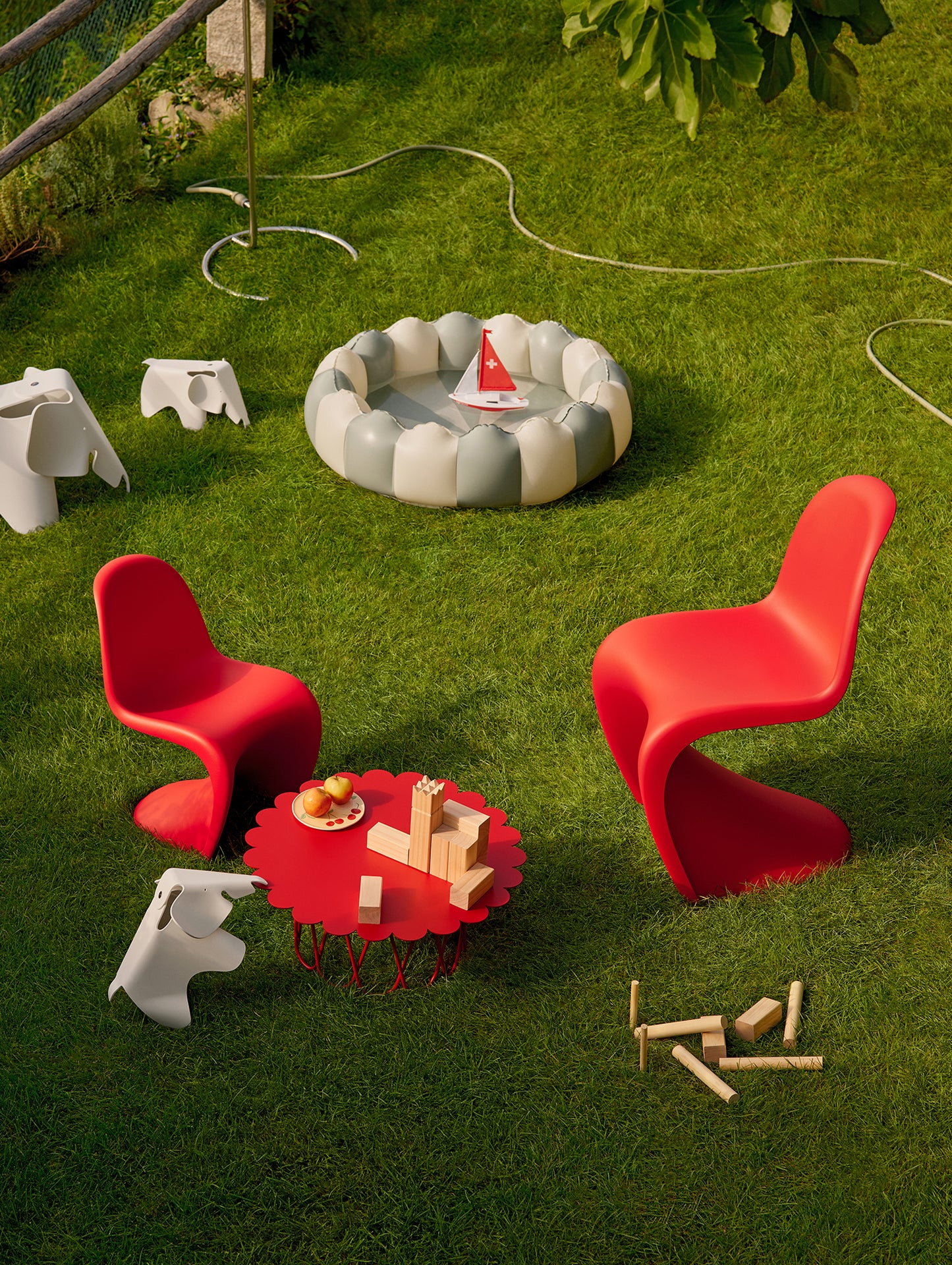 Classic Red Panton Chair by Vitra