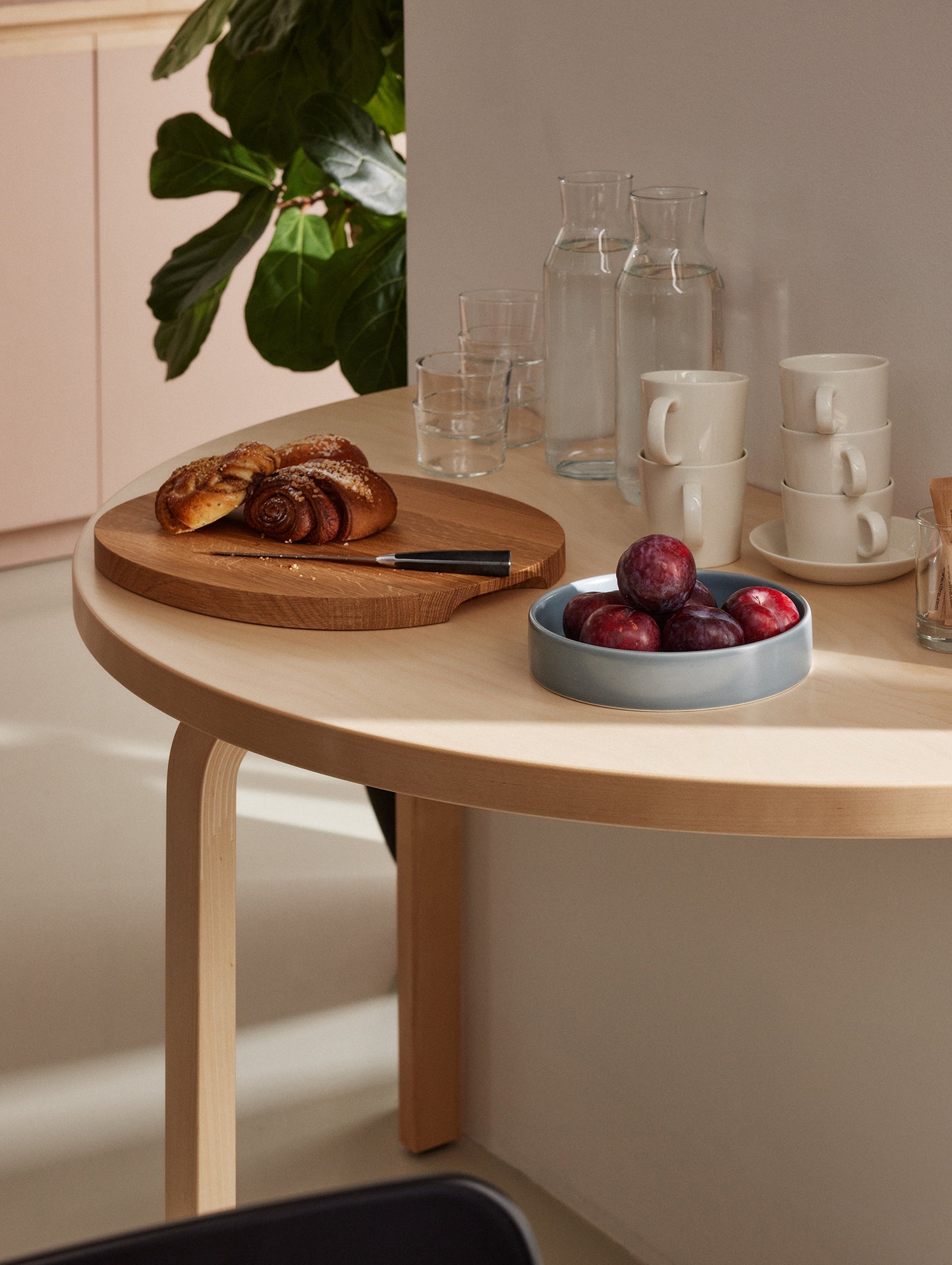 Aalto Table Half-Round by Artek