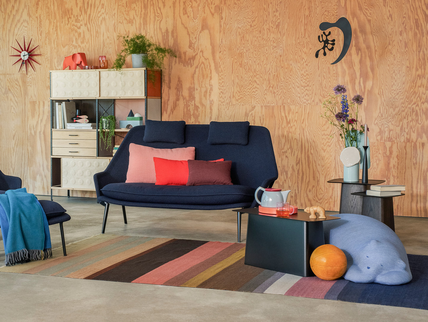 Wooden Side Tables by Vitra
