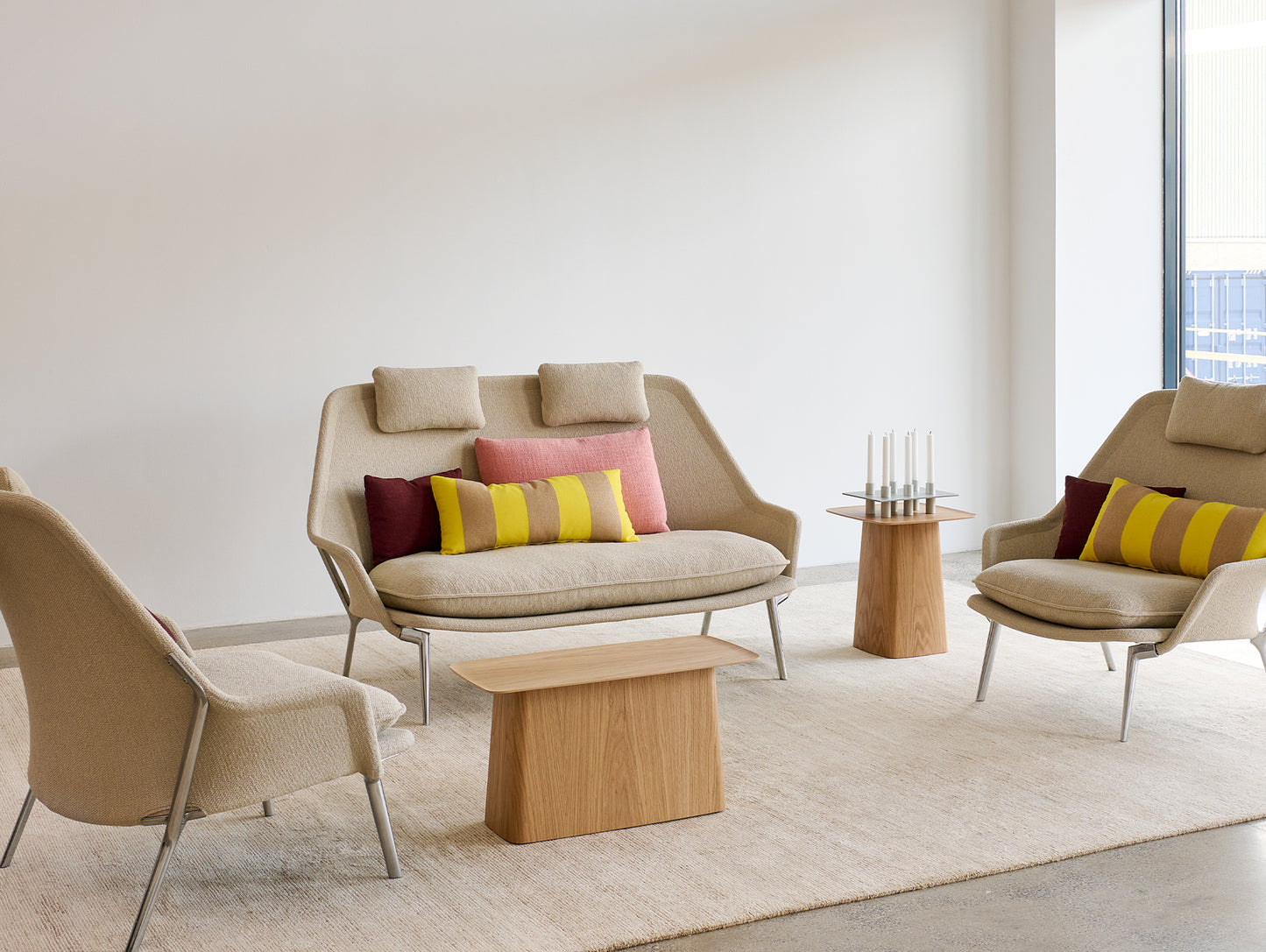 Wooden Side Tables by Vitra