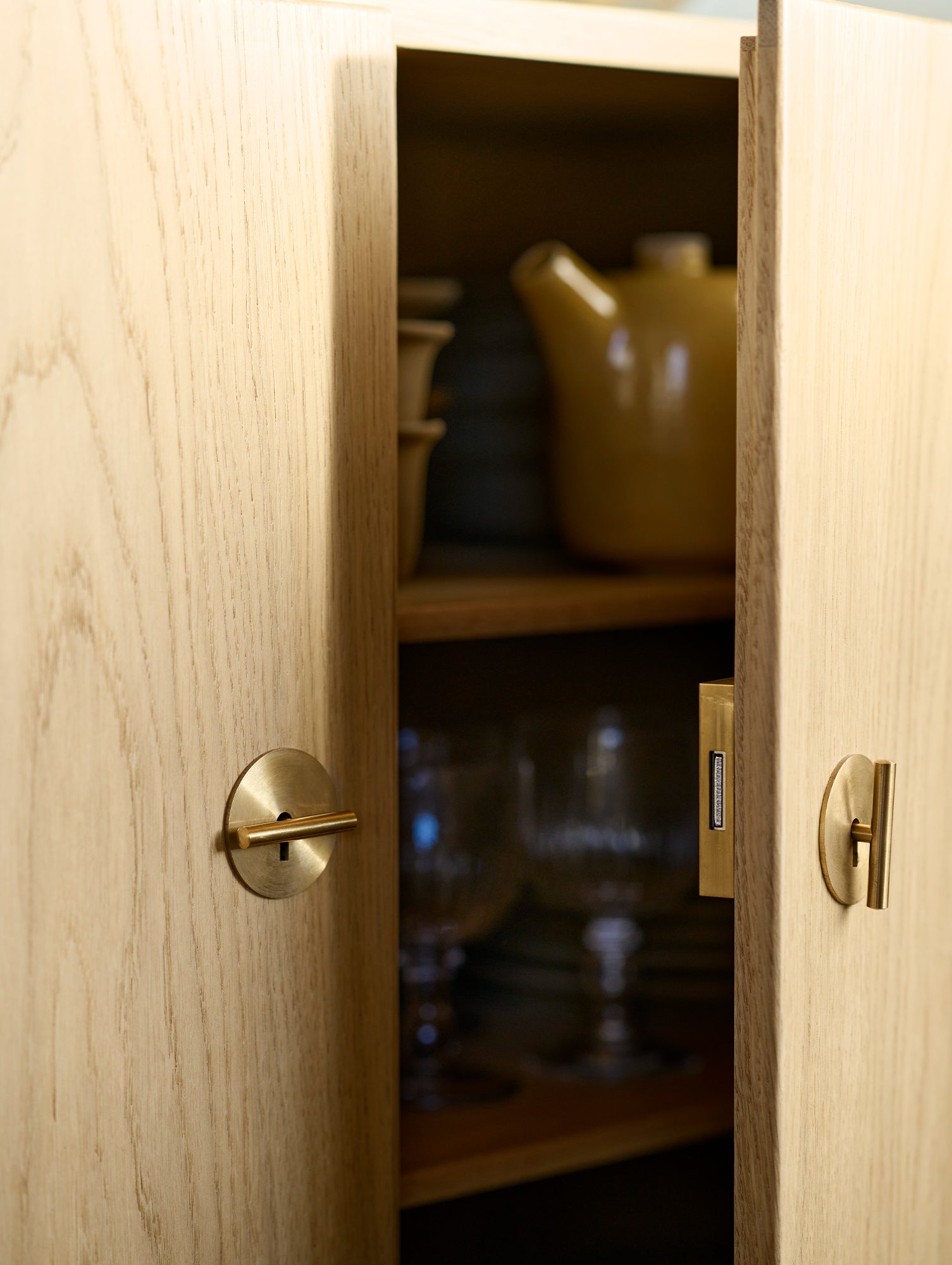 A232 Sideboard Shelf and Drawers by FDB Mobler