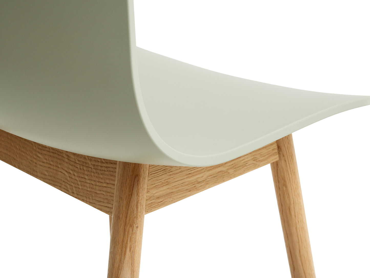 About A Chair AAC 12 - Pastel Green 2.0 Shell / Lacquered Oak Base