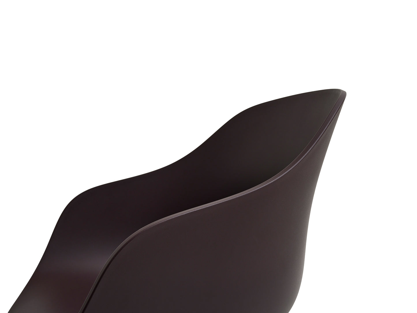 About A Chair AAC 222 - New Colours by HAY / Raisin Shell / Lacquered Oak Base