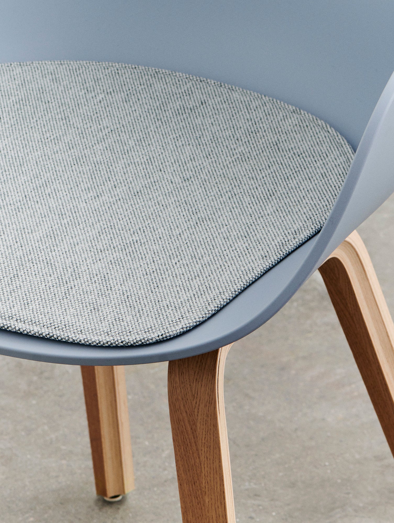 About A Chair (AAC) Seat Pads by HAY - Slate Blue Shell / Mode 002 Seat Pad