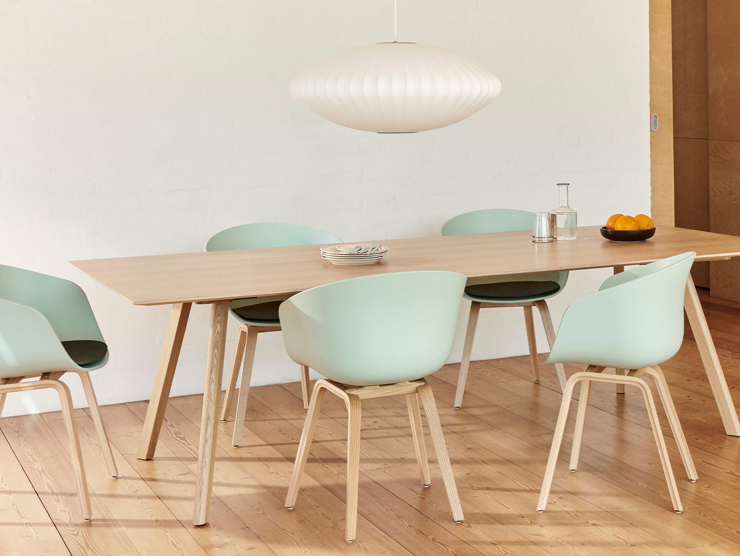 About A Chair (AAC) Seat Pads by HAY - Dusty Mint Shell