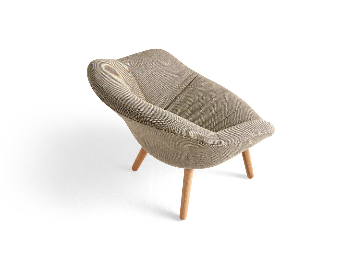 About A Lounge Chair - AAL 82 Soft by HAY / Re-wool 218 / Lacquered Oak Base