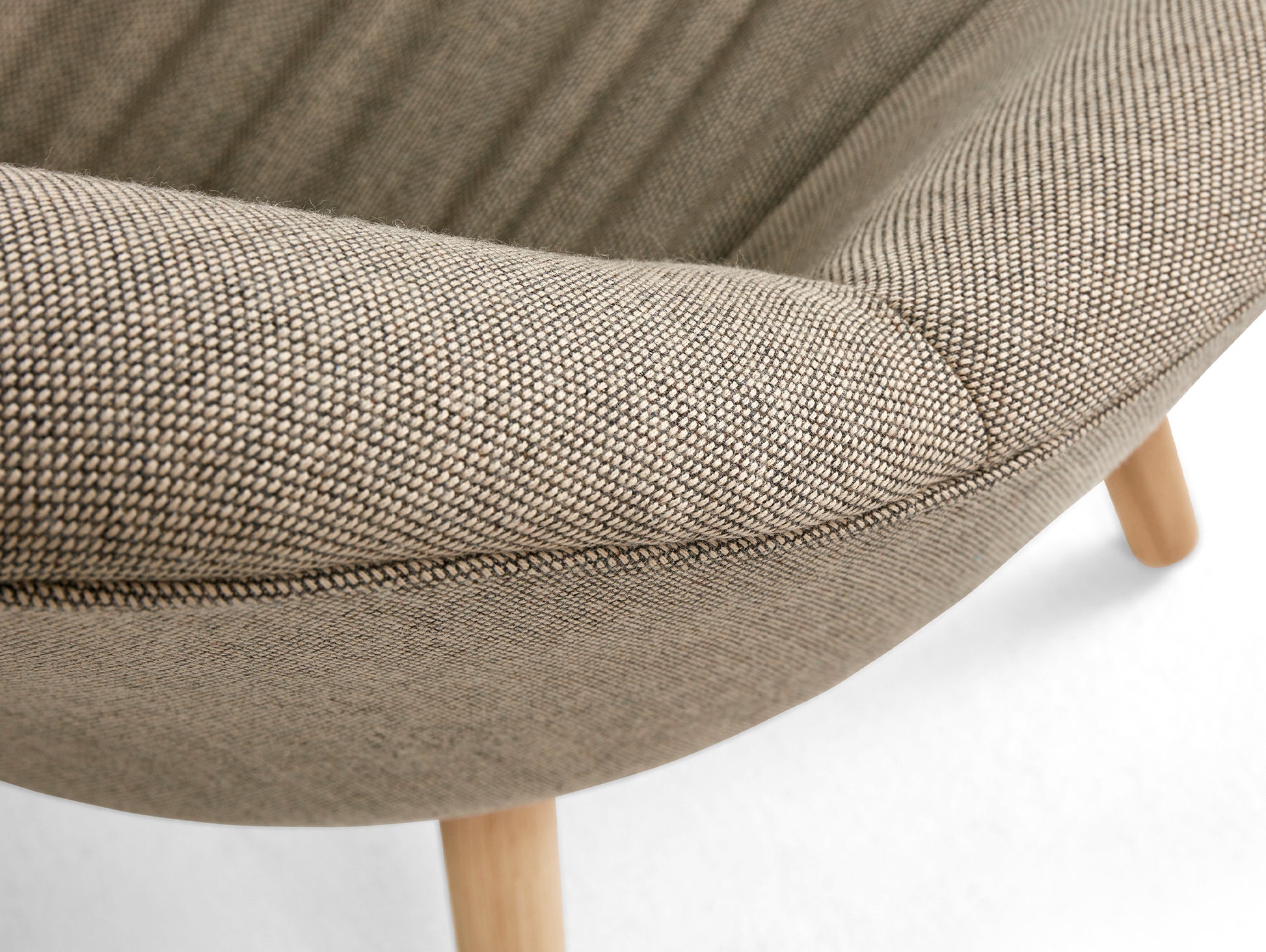 About A Lounge Chair - AAL 82 Soft by HAY / Re-wool 218 / Lacquered Oak Base