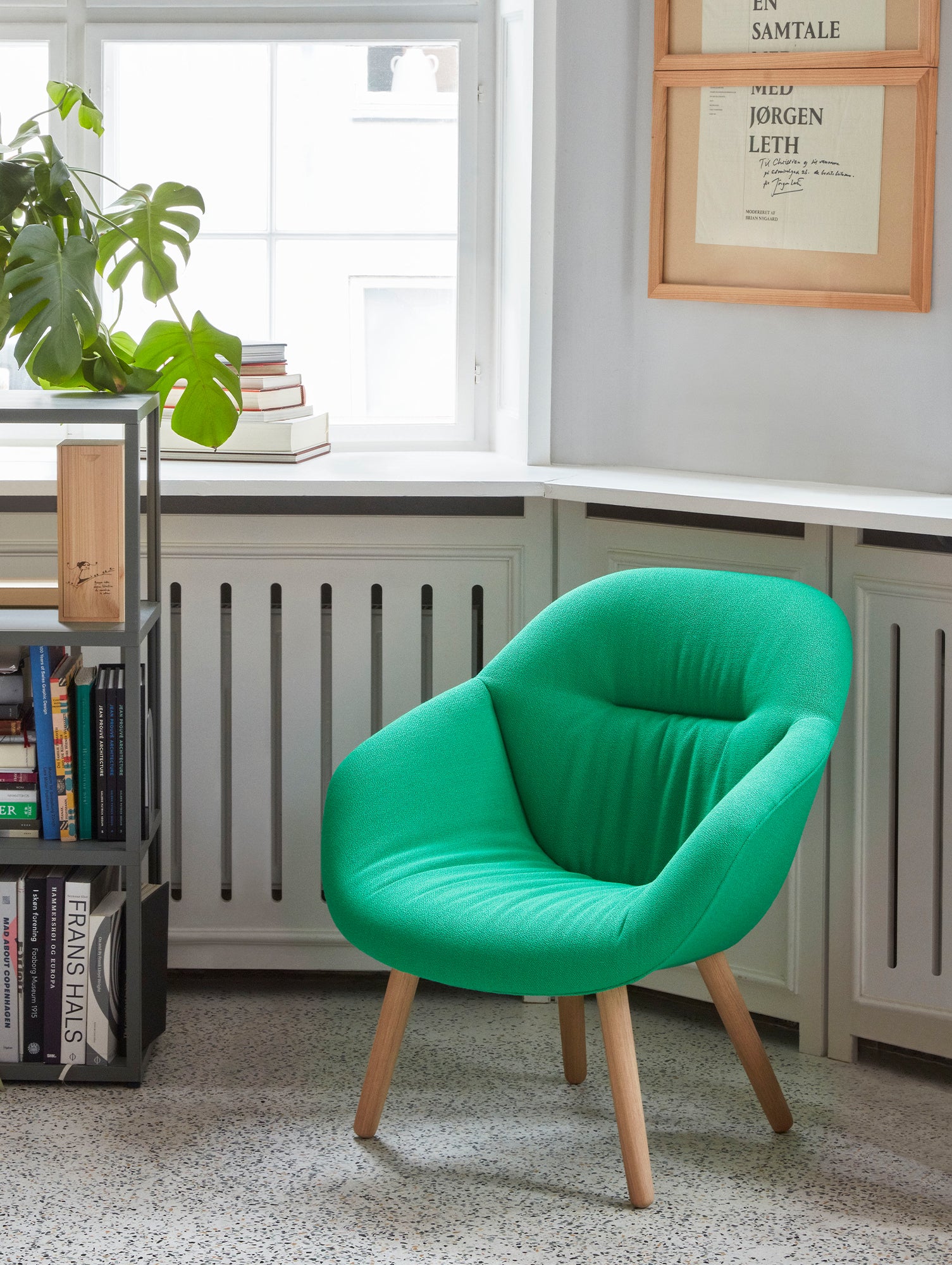 About A Lounge Chair - AAL 82 Soft by HAY / Vidar 932 / Lacquered Oak Base