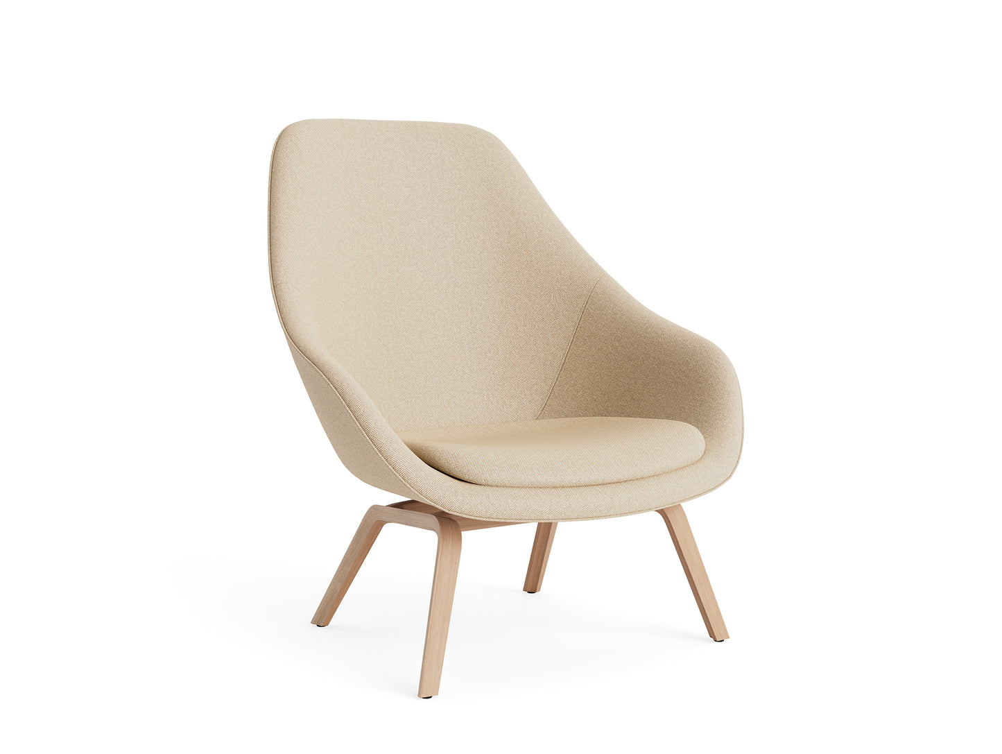 About A Lounge Chair - AAL 93 by HAY - Lacquered Oak / Hallingdal 65 220