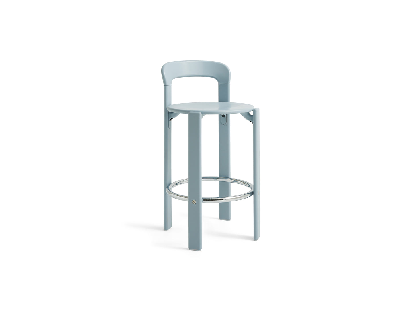 Rey Bar Stool Low by HAY - Slate Blue