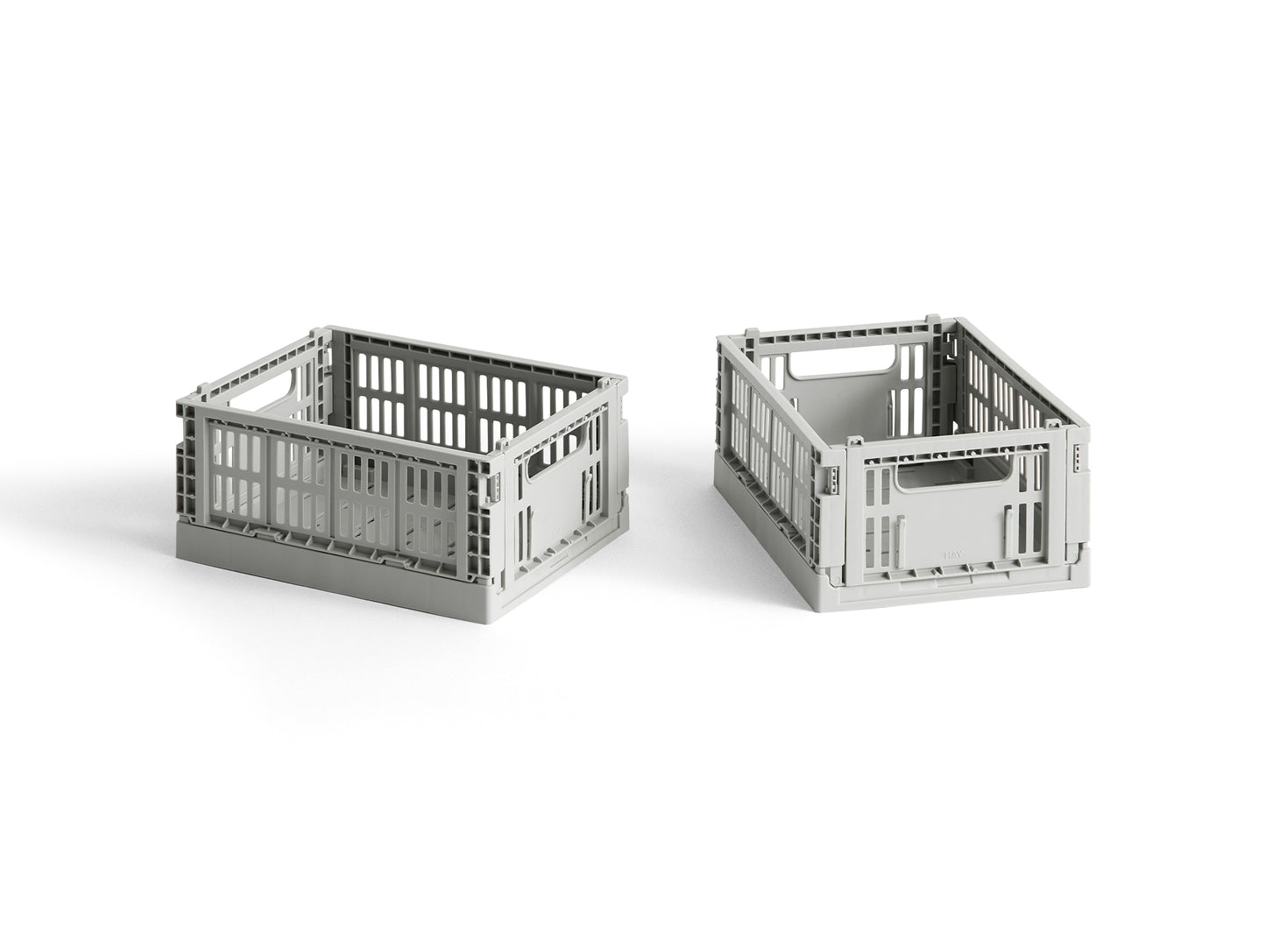 Colour Crate Mini - Set of 2 by HAY - Light Grey