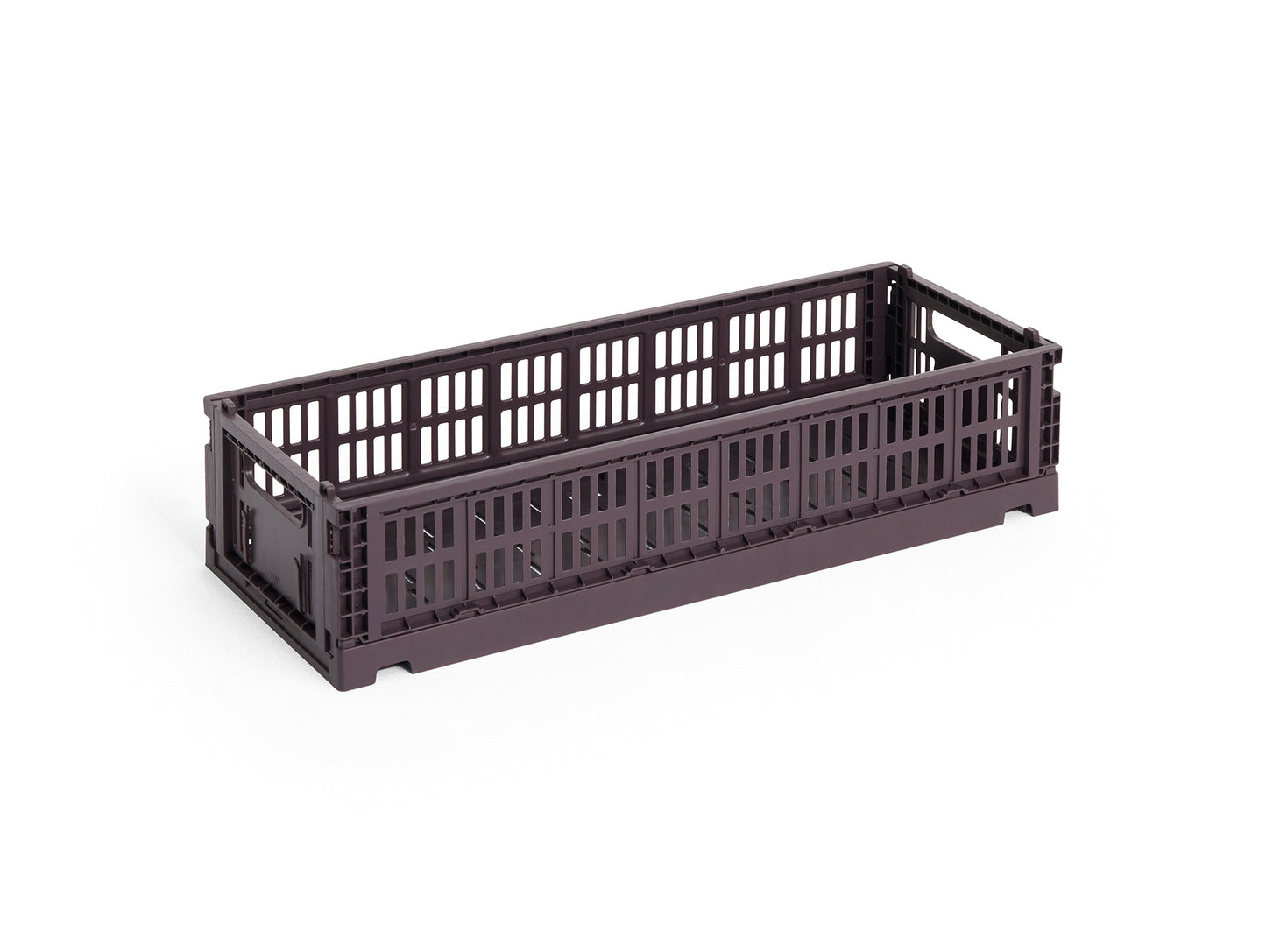 Colour Crate Mini Oblong by HAY - Bordeaux