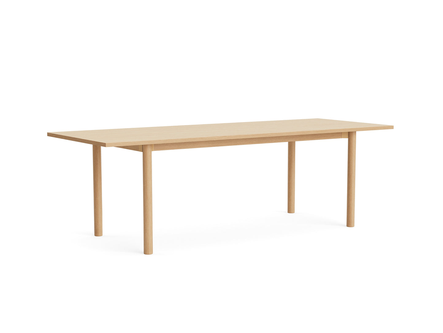 Annex Table Overhang by HAY - L240 cm / Oak Veneer Tabletop / Solid Oak Legs
