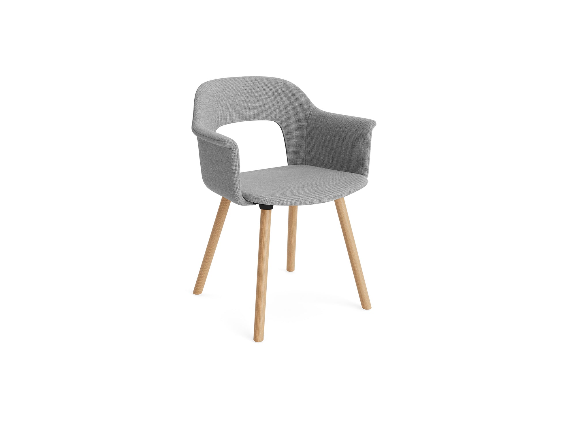 Layout Armchair 224 by HAY - Lacquered Oak Base / Mode 008