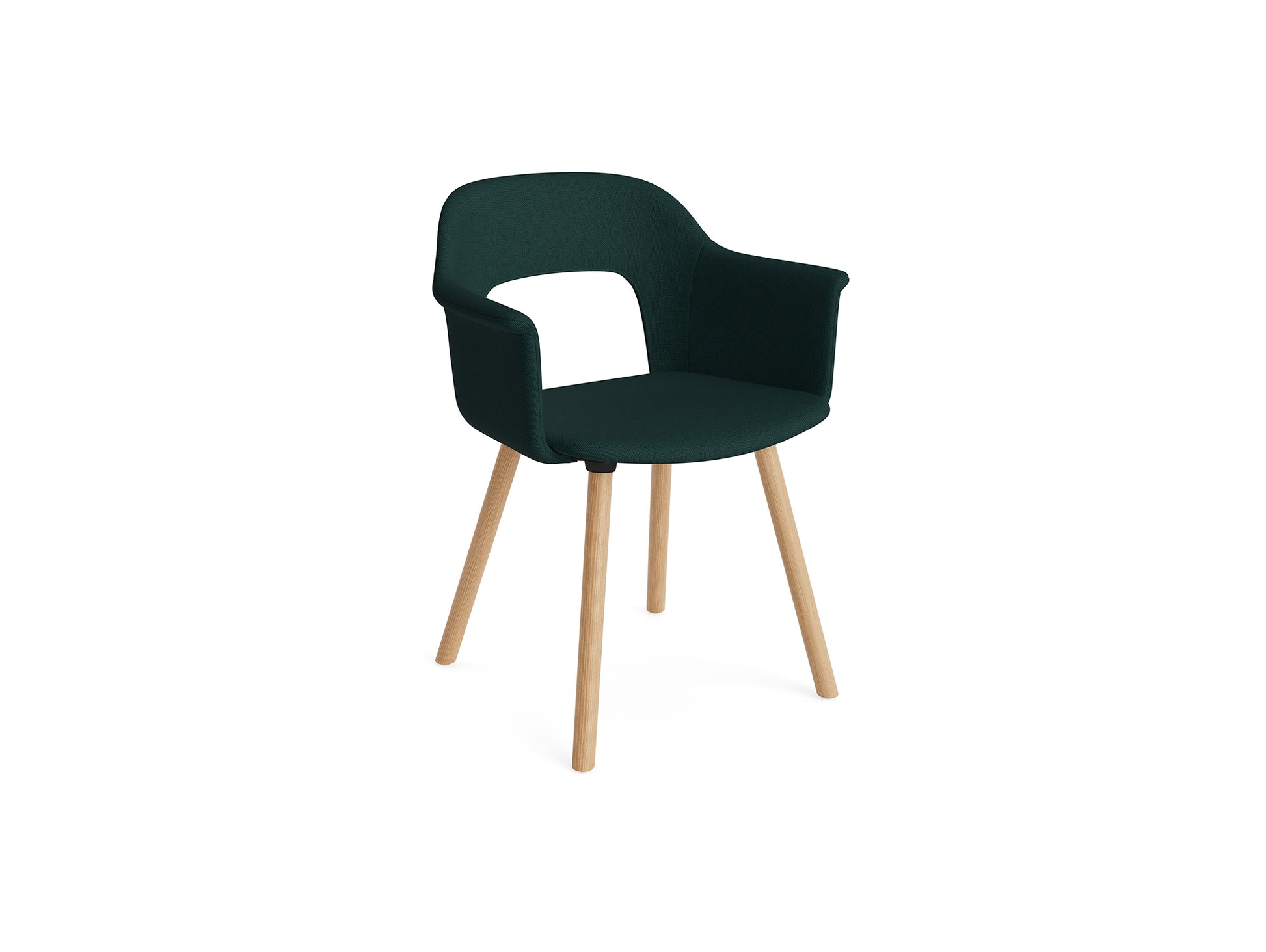 Layout Armchair 224 by HAY - Lacquered Oak Base / Autumn 0971