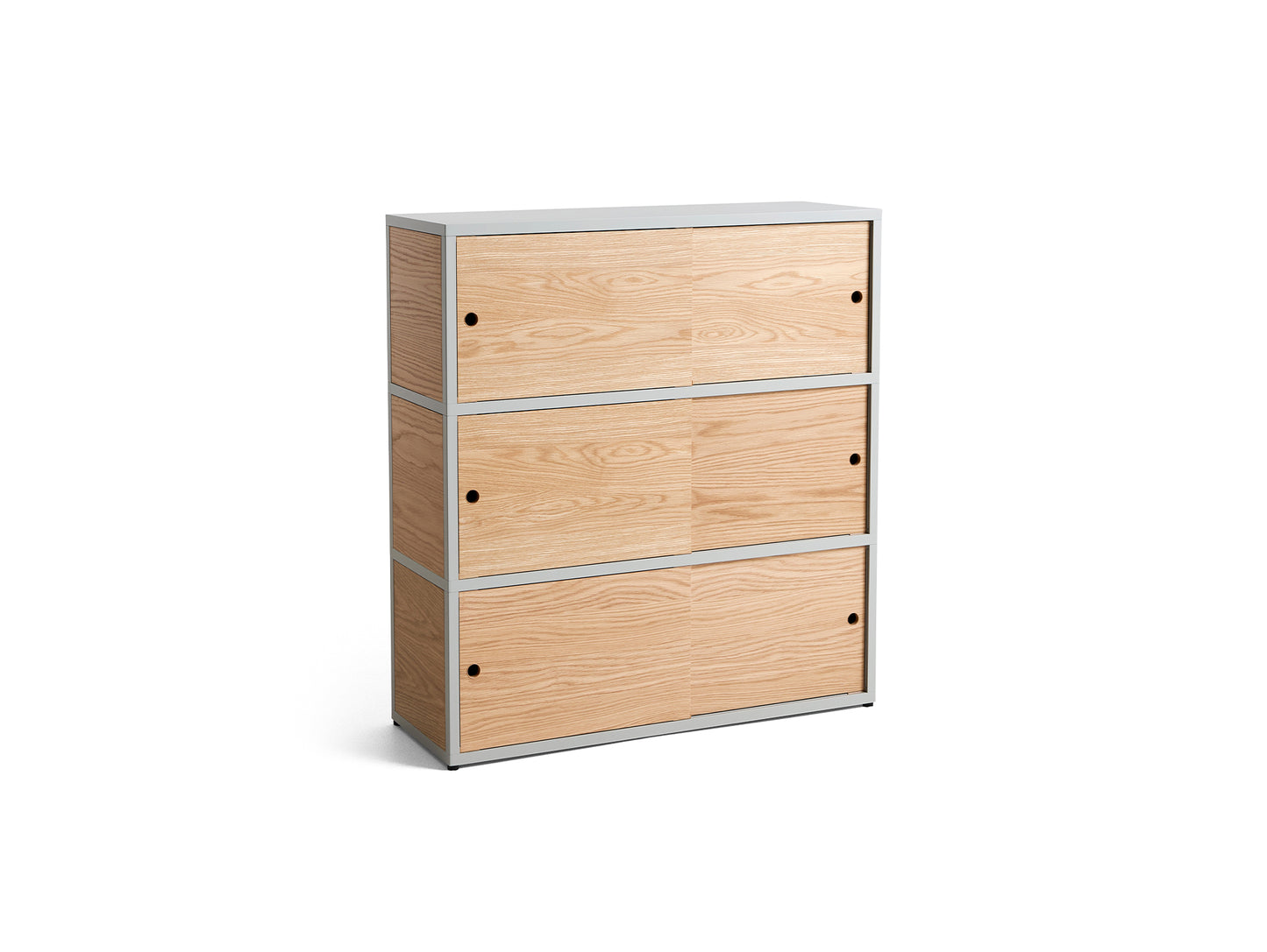 New Order Shelving - Combination 304 in Light Grey by HAY