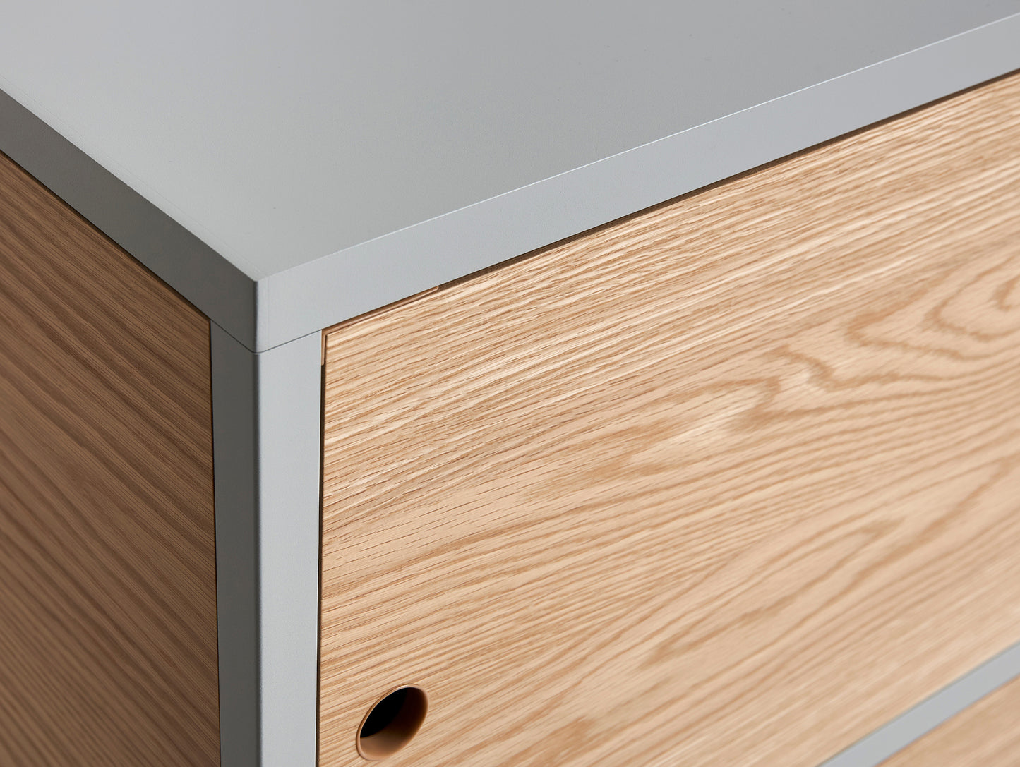 New Order Shelving - Combination 304 in Light Grey by HAY