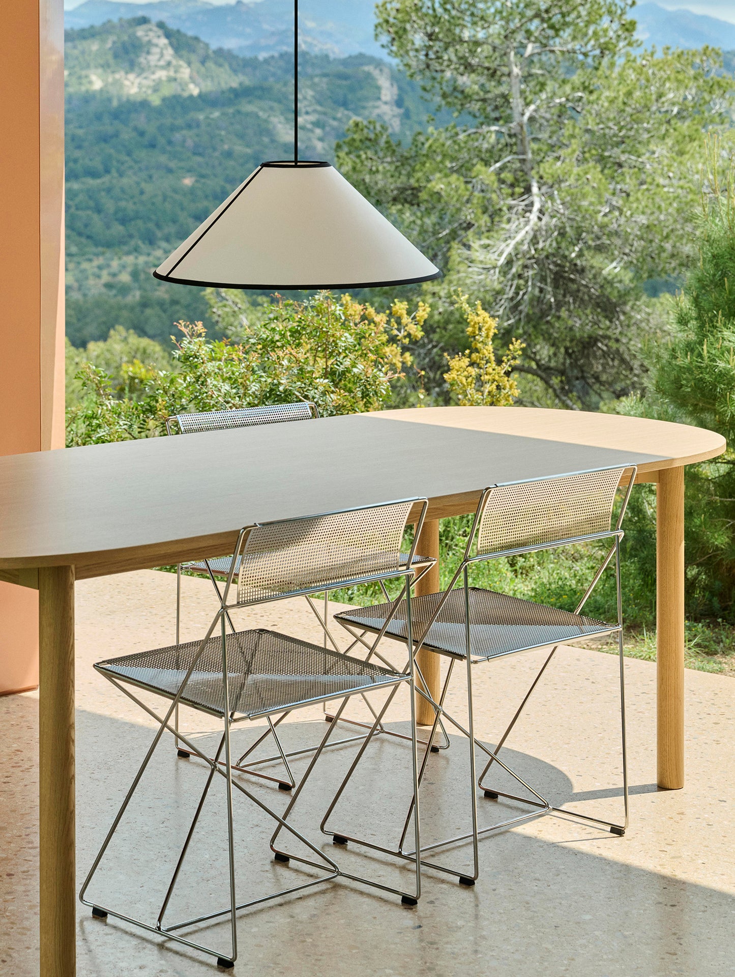 Annex Table Oblong by HAY - Oak Veneer Tabletop / Solid Oak Legs