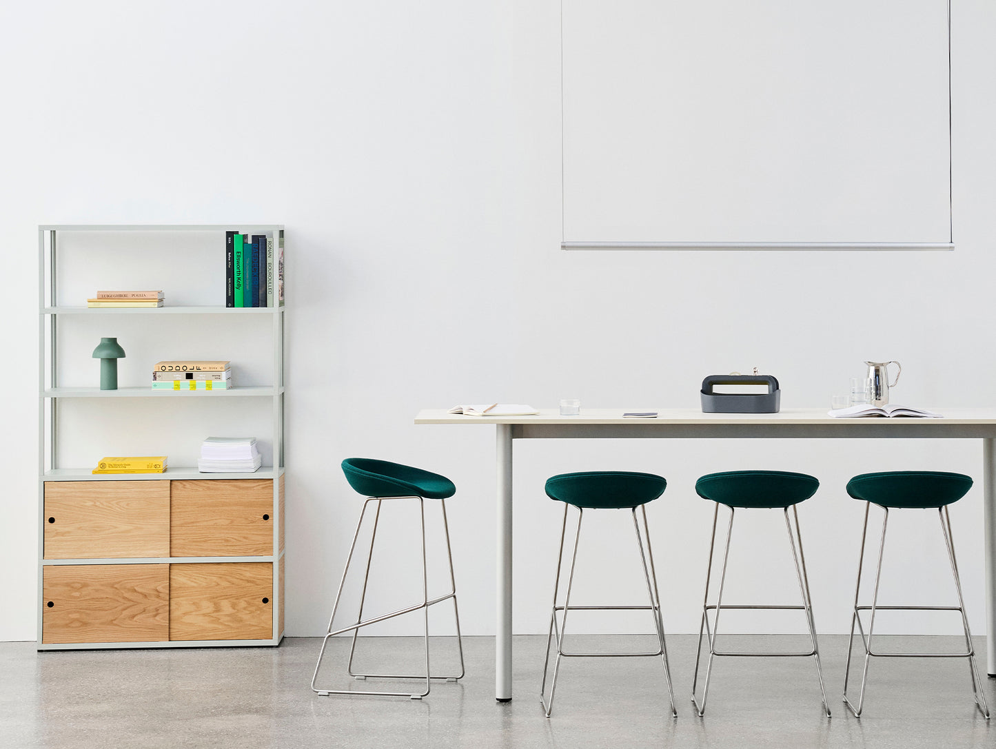 New Order Shelving - Combination 503 by HAY - Light Grey