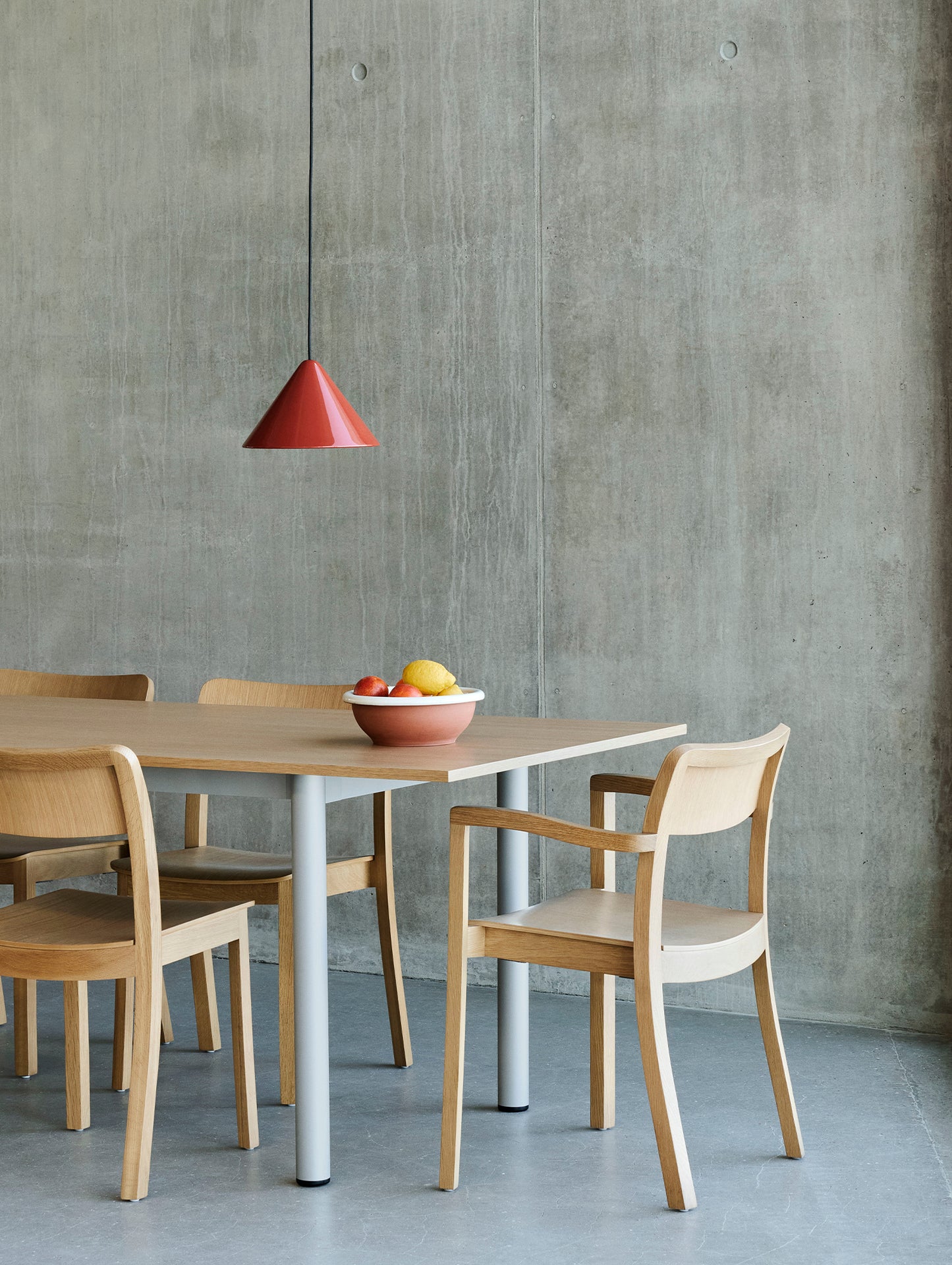 Compass Pendant Lamp by HAY - D26 / Pompeian Red