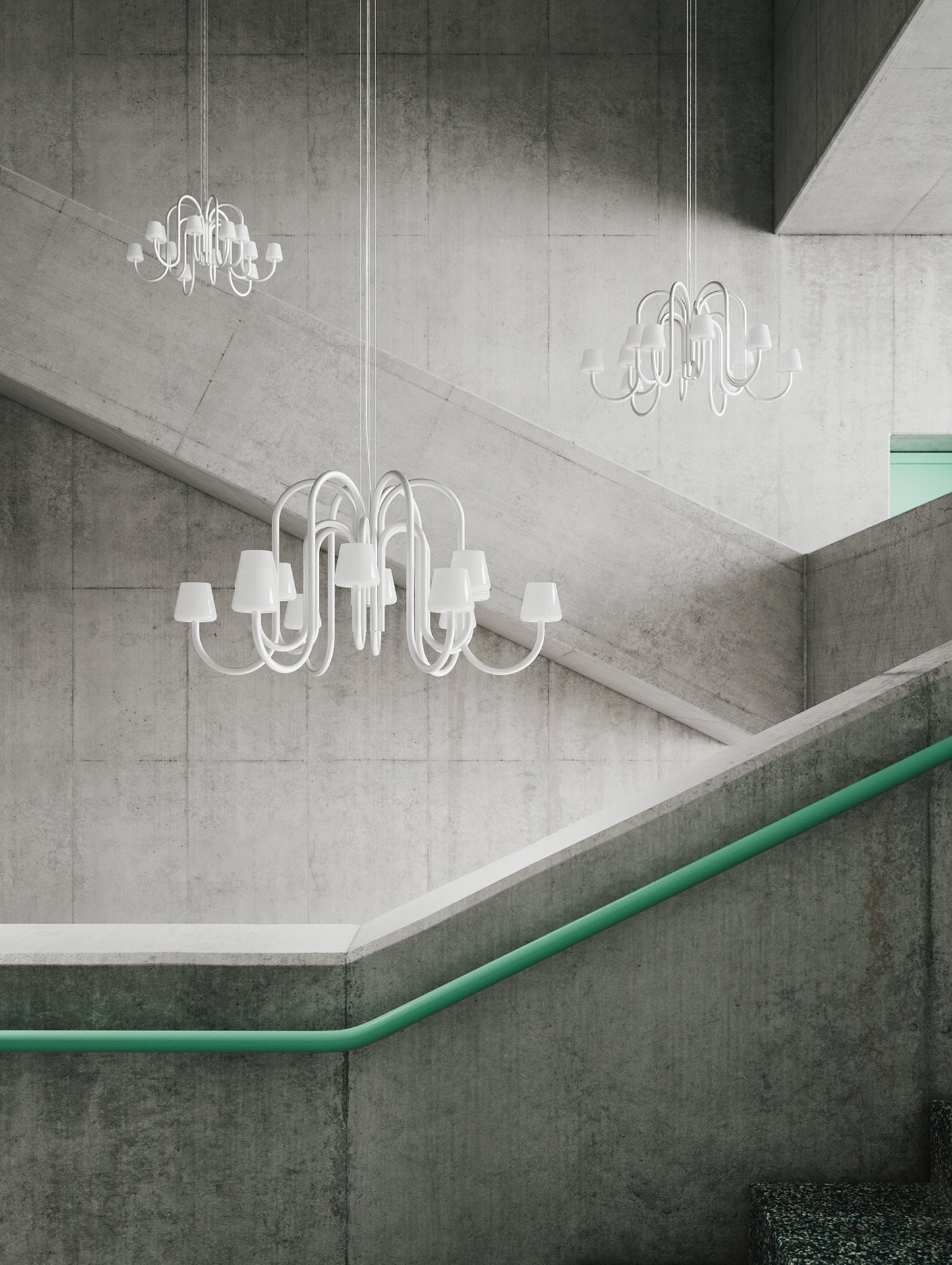 Apollo Chandelier by HAY - 12 Arms
