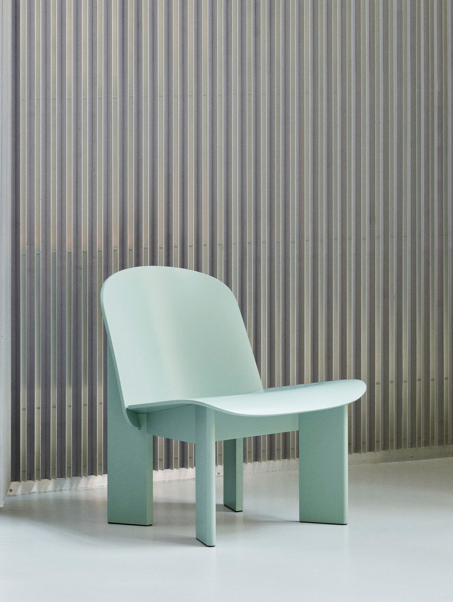 Chisel Lounge Chair by HAY - Eucalyptus Lacquered Beech