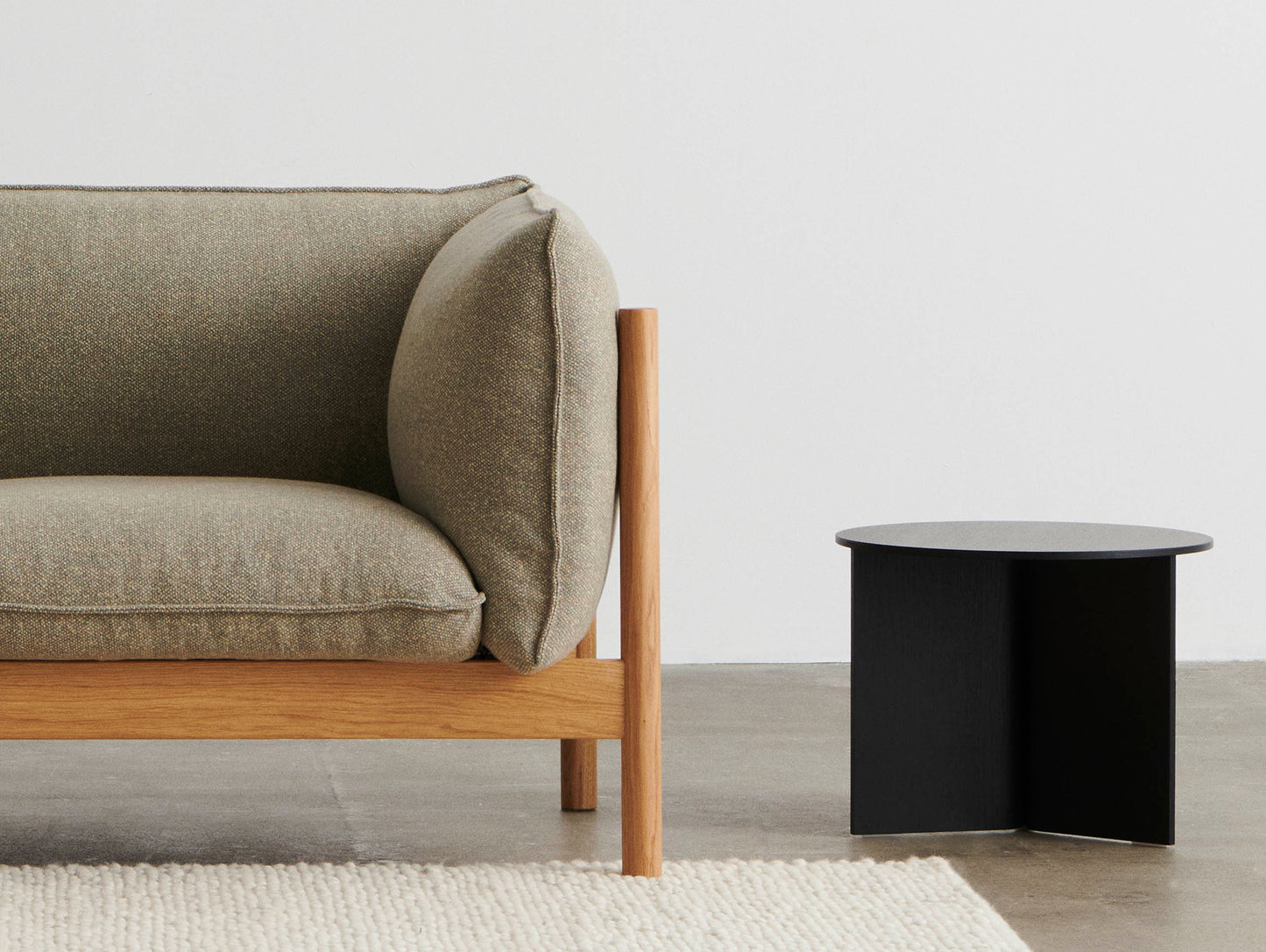 Arbour 3-Seater Sofa by HAY - Oiled Waxed Oak / Vanir 113
