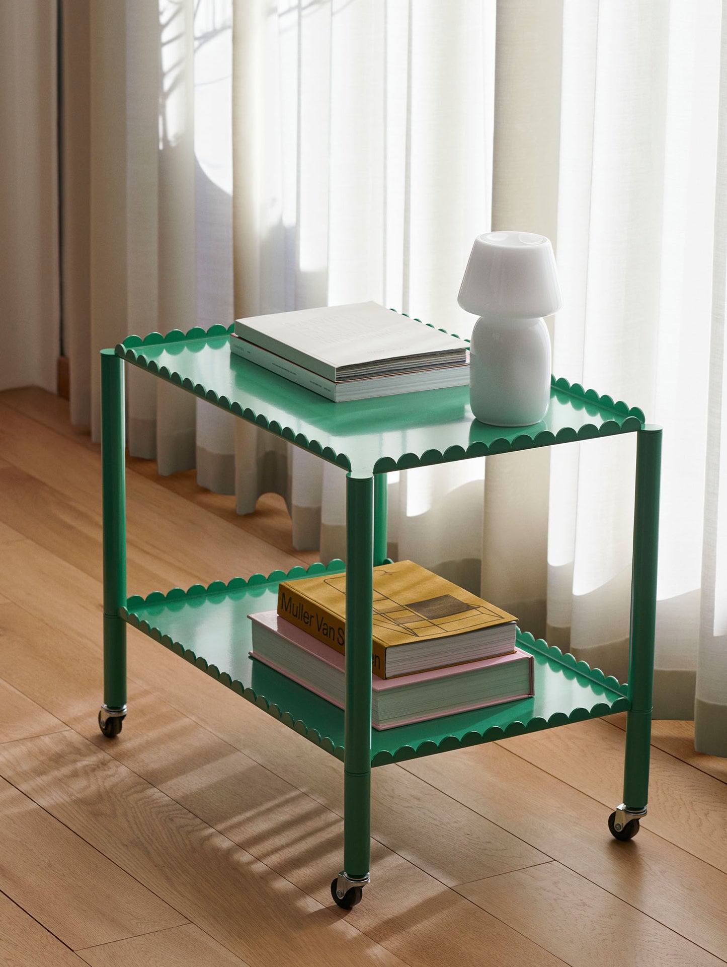 Arcs Trolley by HAY - Low / Jade Green