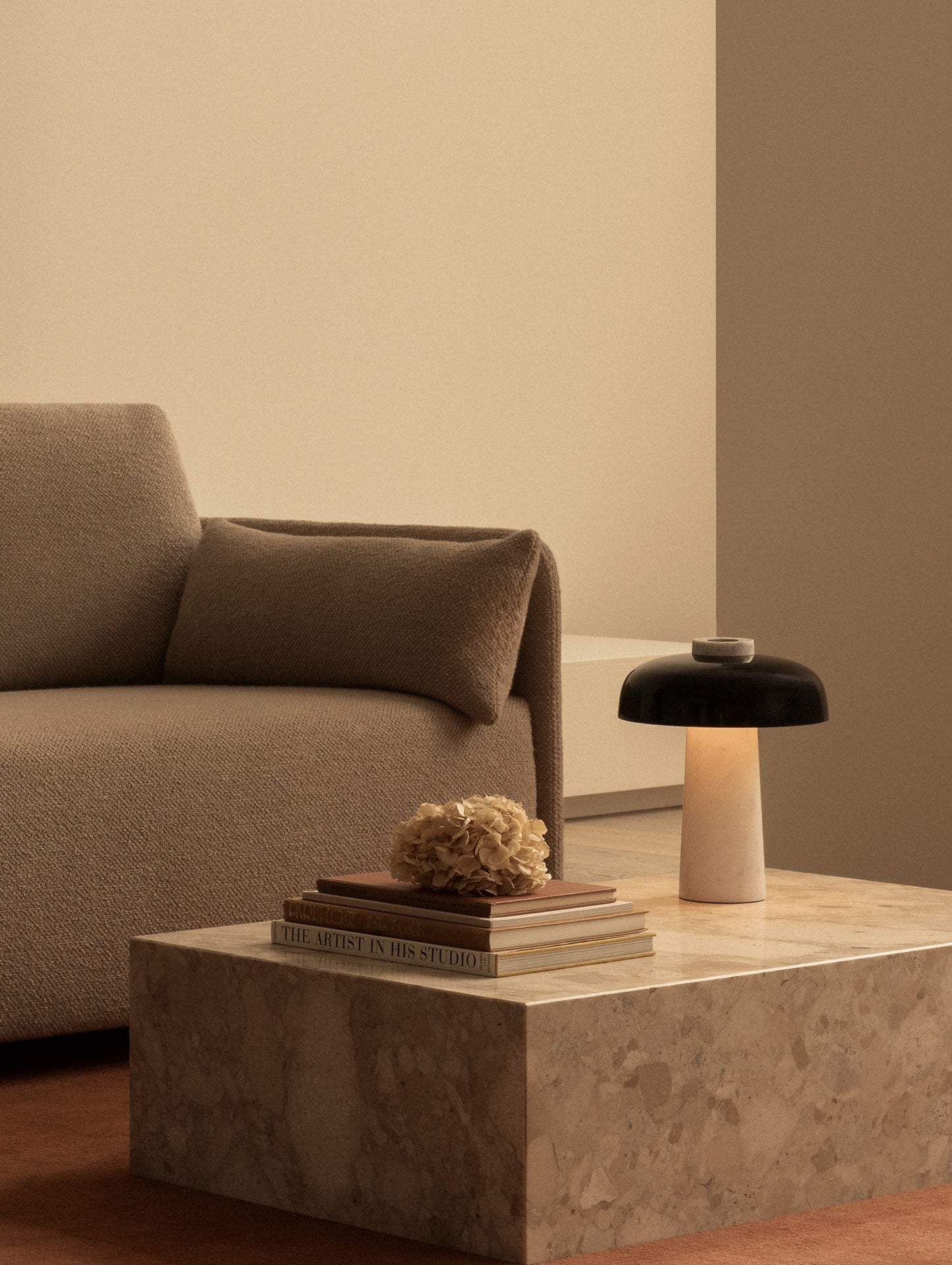 Reverse Table Lamp by Audo Copenhagen - Carrara Marble