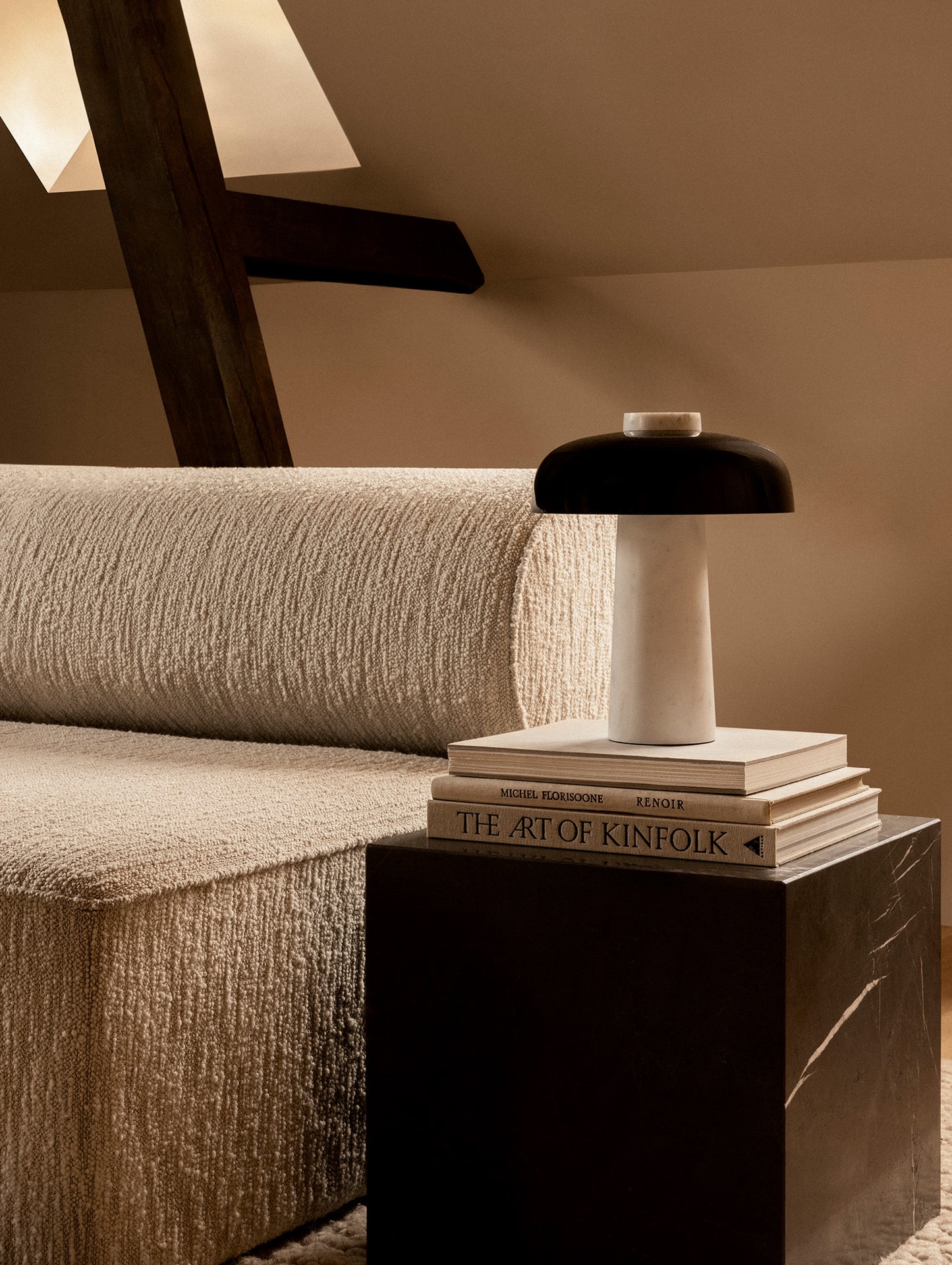 Reverse Table Lamp by Audo Copenhagen - Carrara Marble