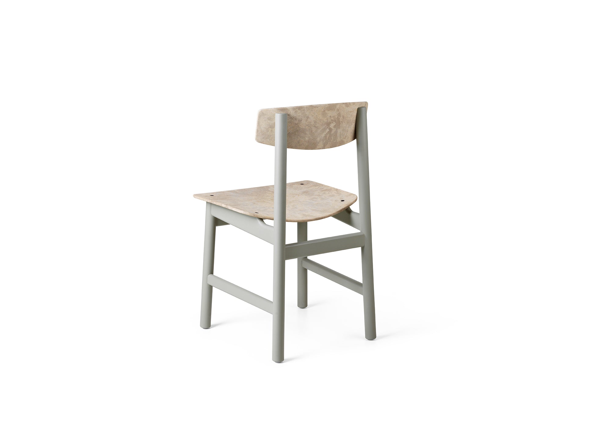 Conscious Chair 3162 by Mater - Grey Beech / Wood Waste Grey