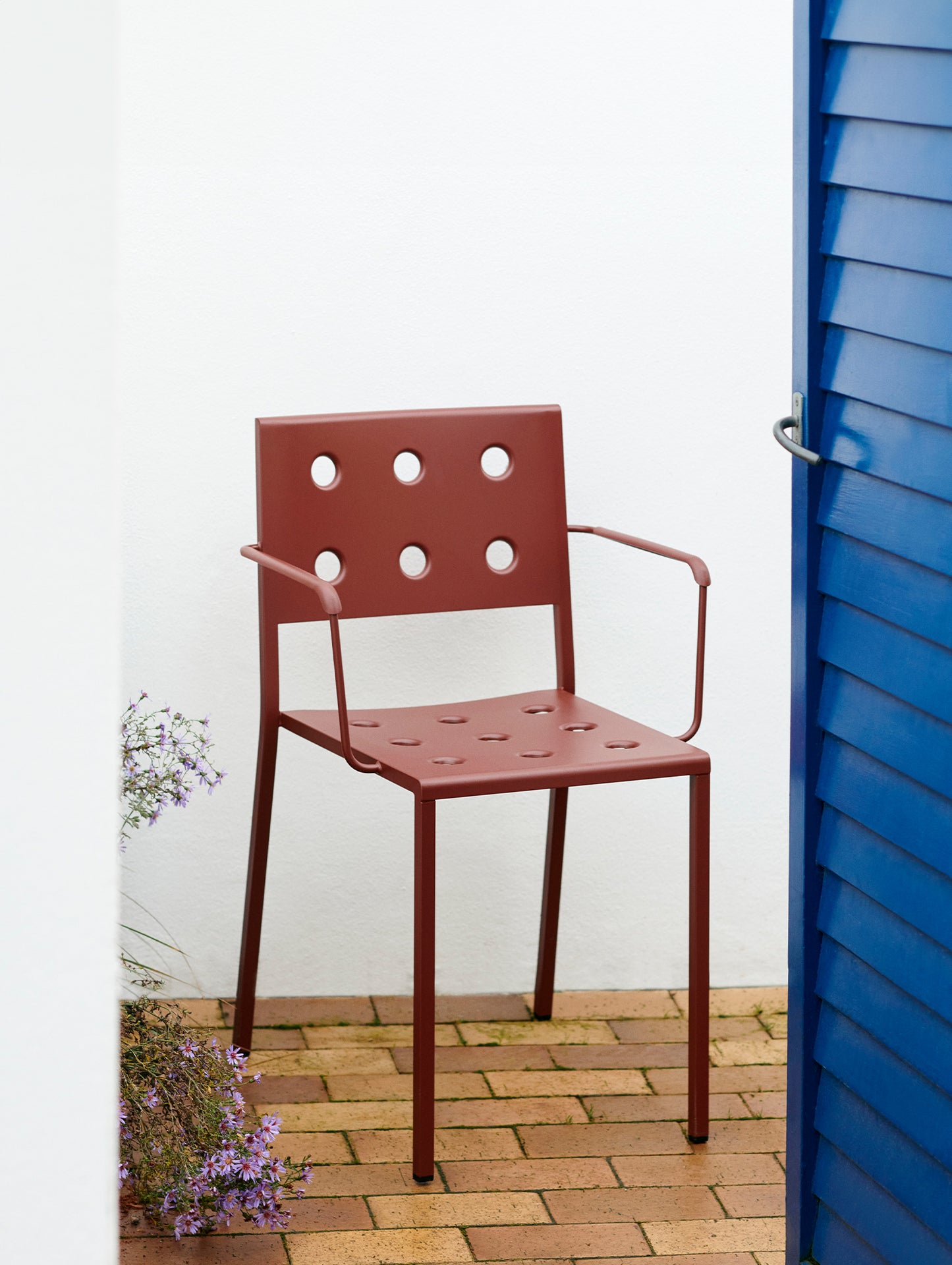 Balcony Dining Armchair by HAY - Iron Red