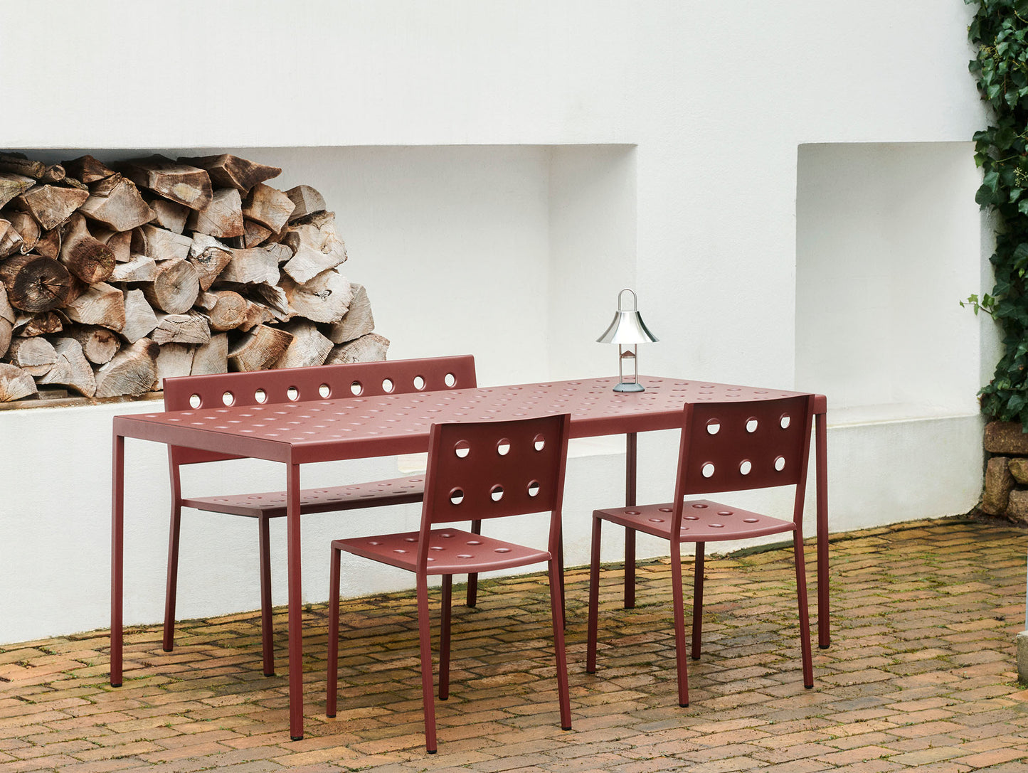 Balcony Dining Chair by HAY - Iron Red