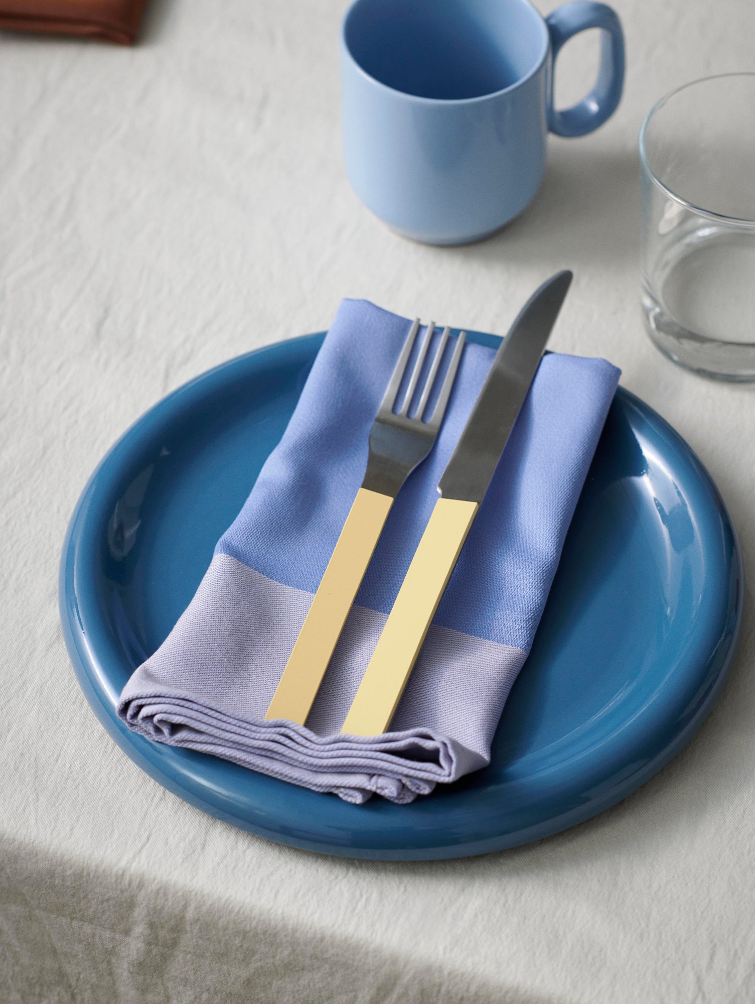 Barro Plate - Set of 2 by HAY - D 24 / Dark Blue