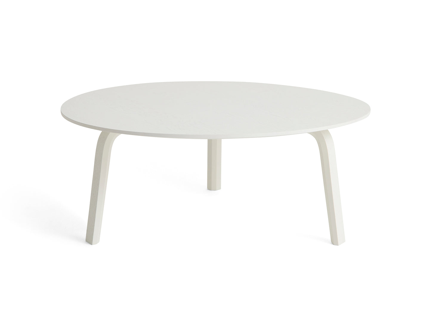Bella Coffee Table by HAY - D80, H32 / White Oak