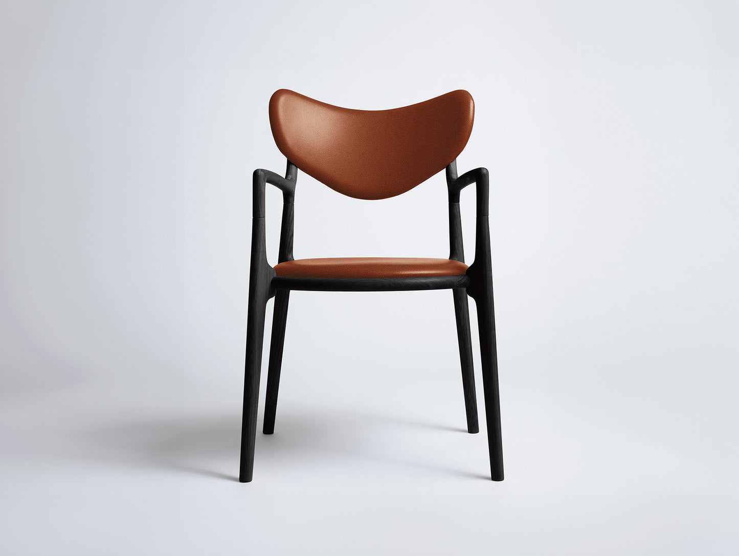 Salon Chair by Ro Collection - Black Oak / Standard Calvados