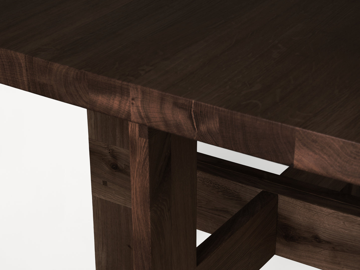 Farmhouse Table - Square by Frama - Dark Oiled Oak