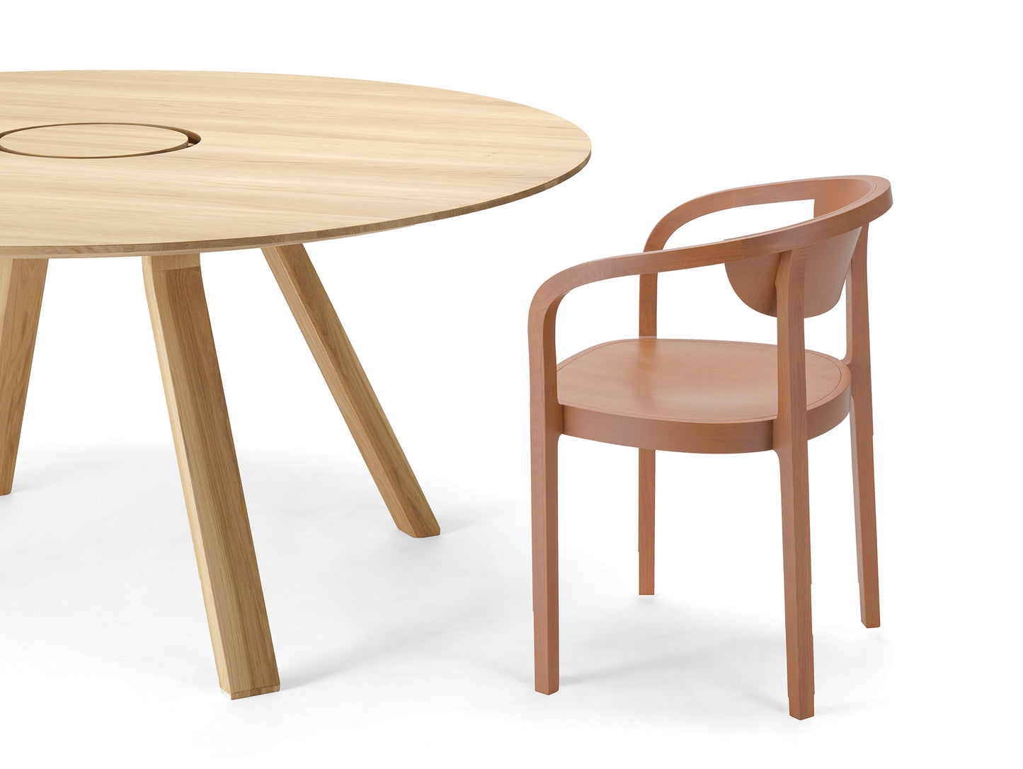 Chesa Chair by Karimoku New Standard - Terracotta