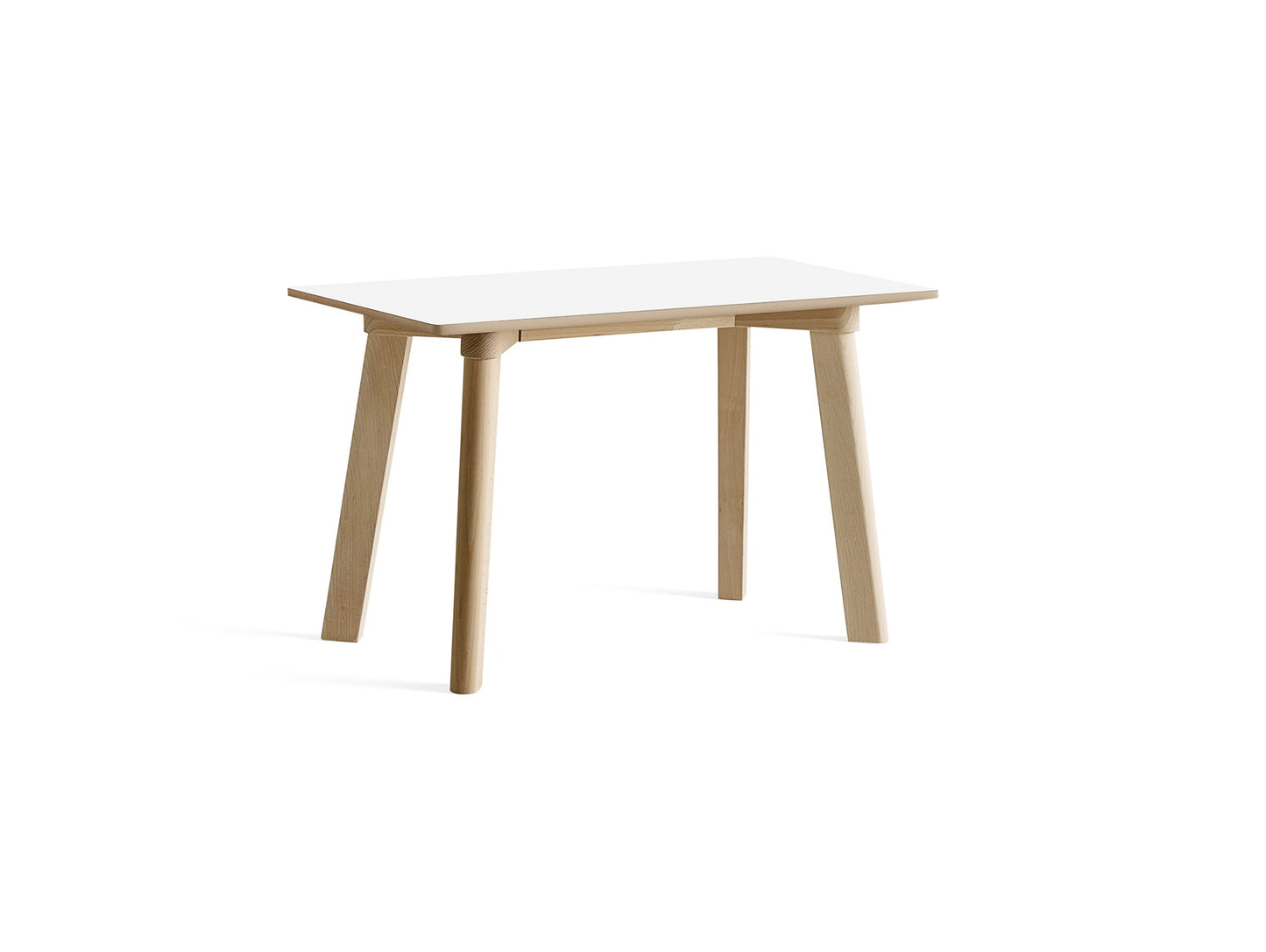 Copenhague Deux Bench CPH215 by HAY - L75 cm / Untreated Beech Base / Pearl White Laminate