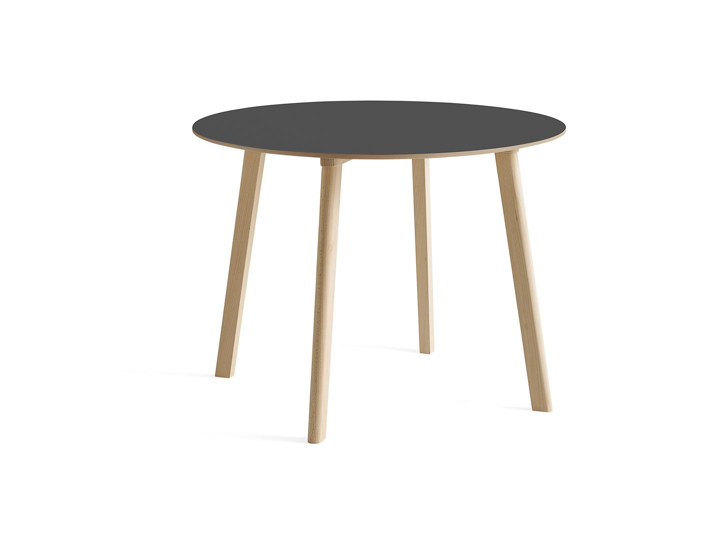 Copenhague Deux Table CPH 220 by HAY - D98 / Untreated Beech Base / Stone Grey Laminate