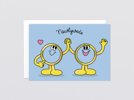 'Newlyweds' Greetings Card by Wrap