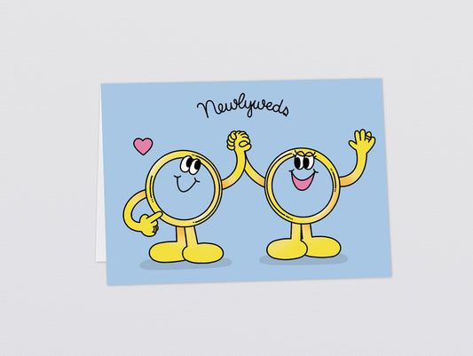 'Newlyweds' Greetings Card by Wrap