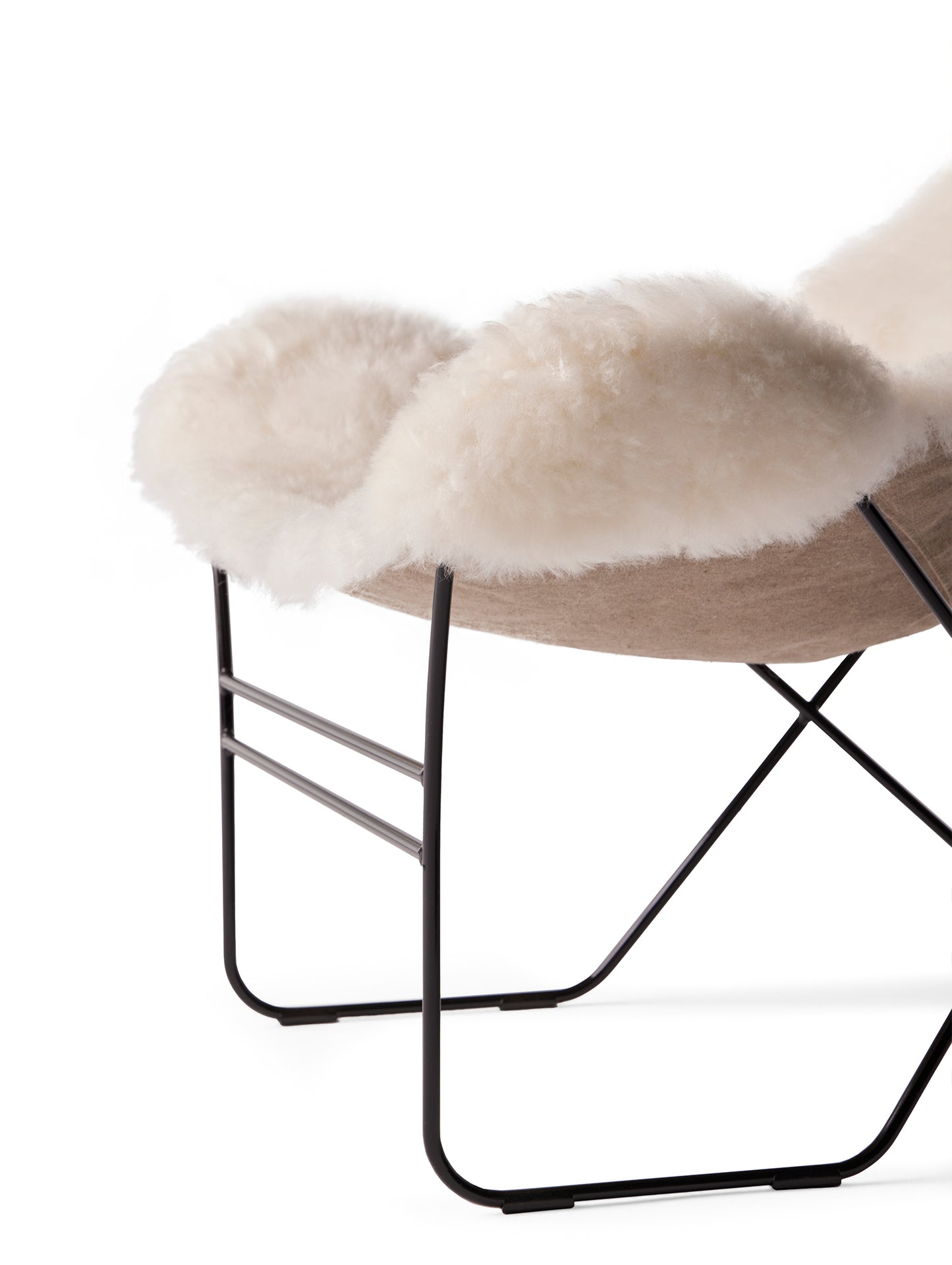 Valhalla Lounge Chair by Cuero - Shorn White