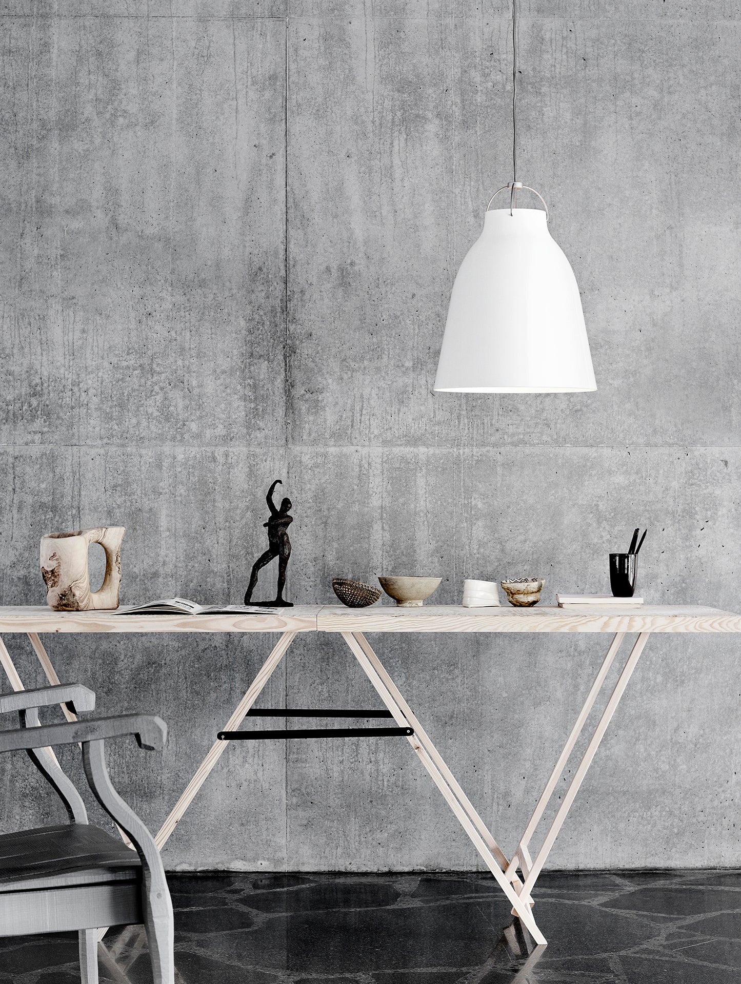 Caravaggio Pendant Light by Fritz Hansen - P3 / High-Gloss White Aluminium