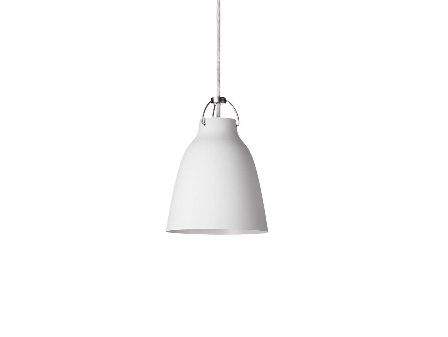 Caravaggio Pendant Light by Fritz Hansen - P1 / Matt White Aluminium