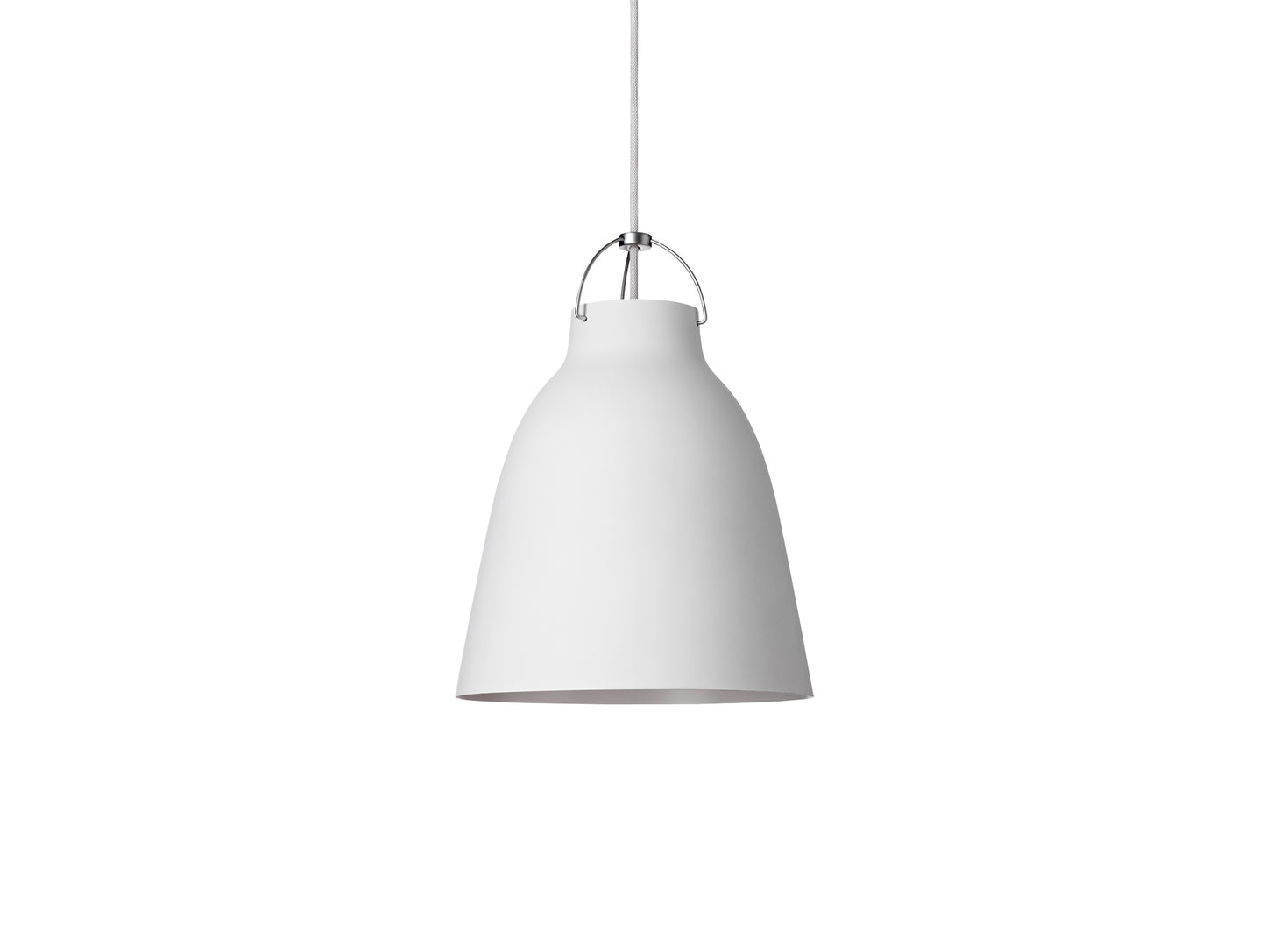 Caravaggio Pendant Light by Fritz Hansen - P2 / Matt White Aluminium
