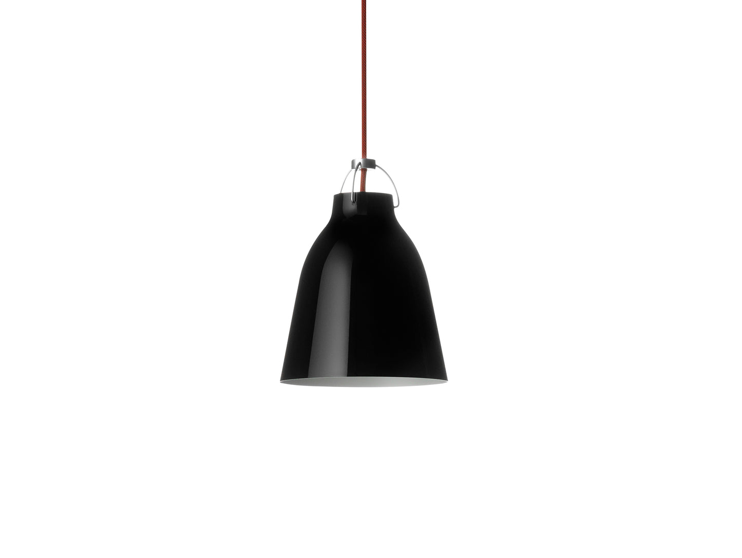 Caravaggio Pendant Light by Fritz Hansen - P1 / High-Gloss Black Aluminium