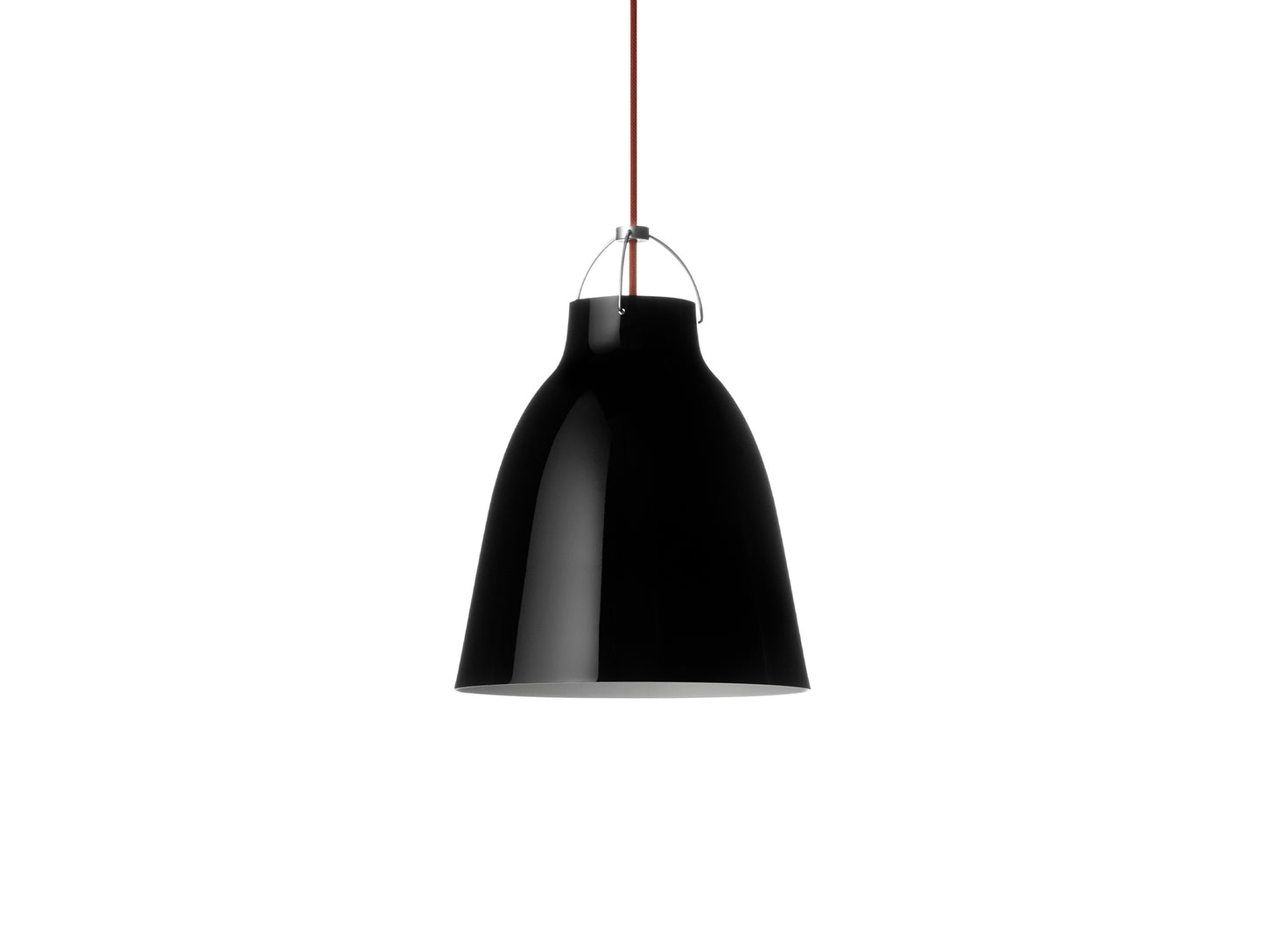 Caravaggio Pendant Light by Fritz Hansen - P2 / High-Gloss Black Aluminium